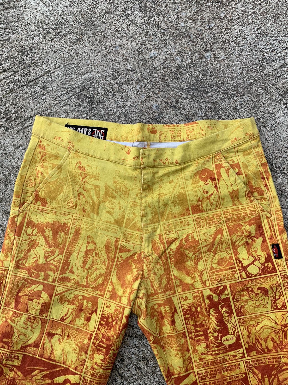 Jean Paul Gaultier 1995 Jean Paul Gaultier Orange Comics Pants Size US 32 / EU 48 - 4 Thumbnail