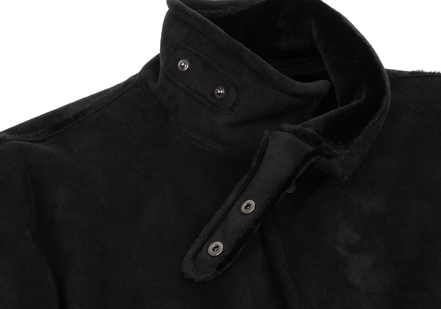 Emporio Armani Mouton Half Coat in Black Size 50 Size US M / EU 48-50 / 2 - 4 Thumbnail