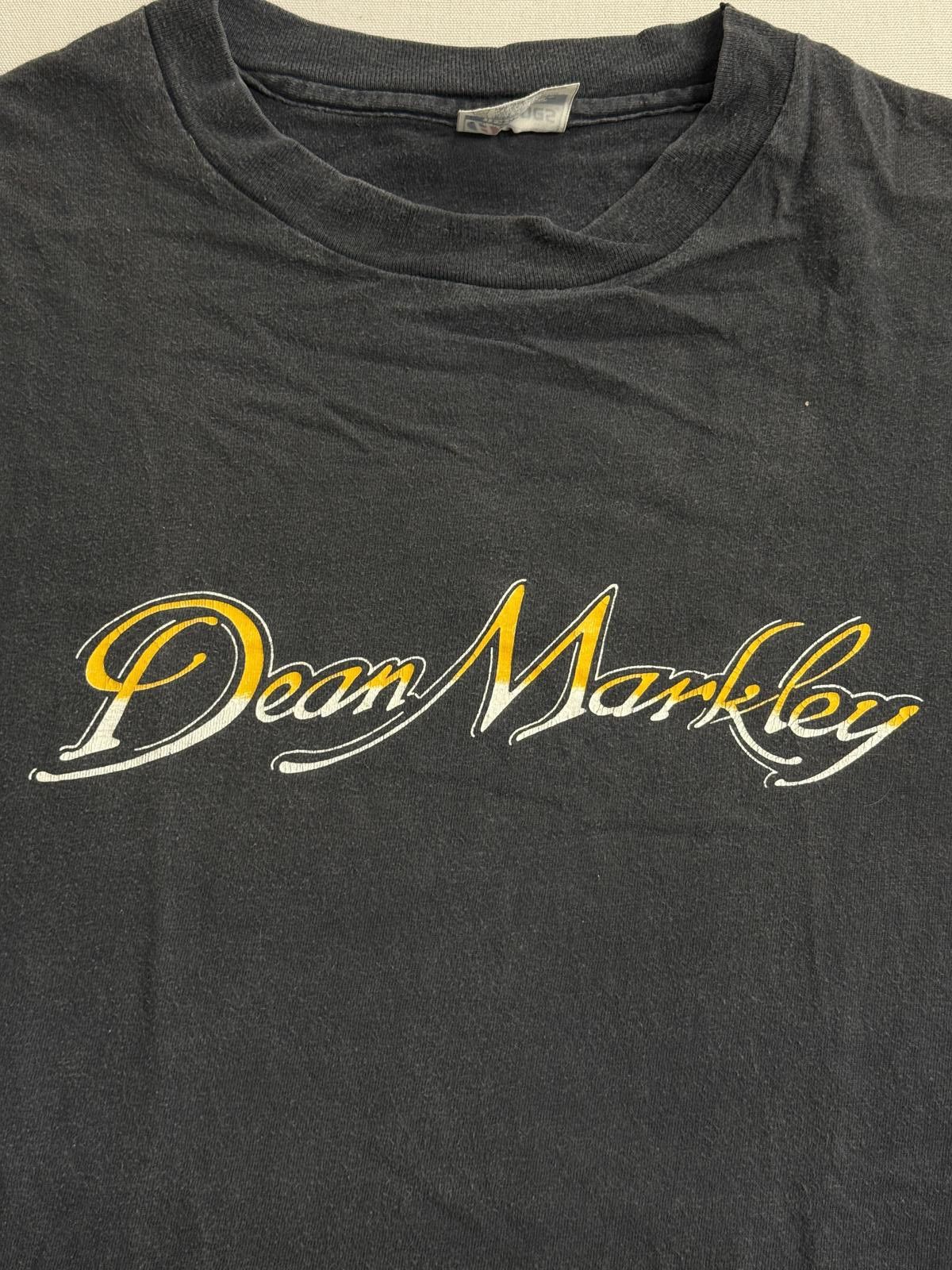 Hanes Vintage Dean Markley T-shirt Guitar String Co Music Tee - M Size US M / EU 48-50 / 2 - 3 Thumbnail
