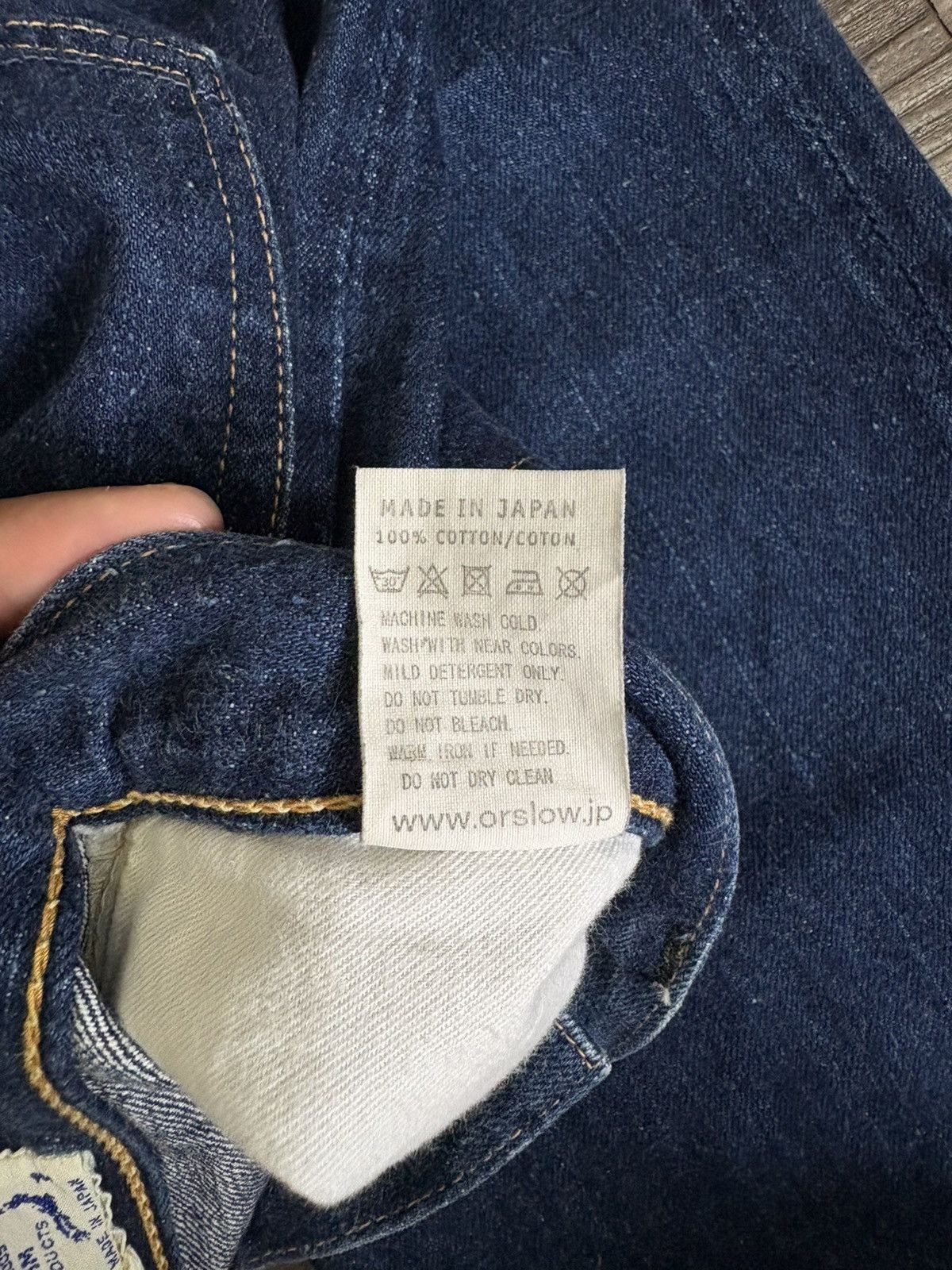 Orslow orSlow Selvedge Indigo Blue Denim Jeans Size US 29 - 8 Thumbnail