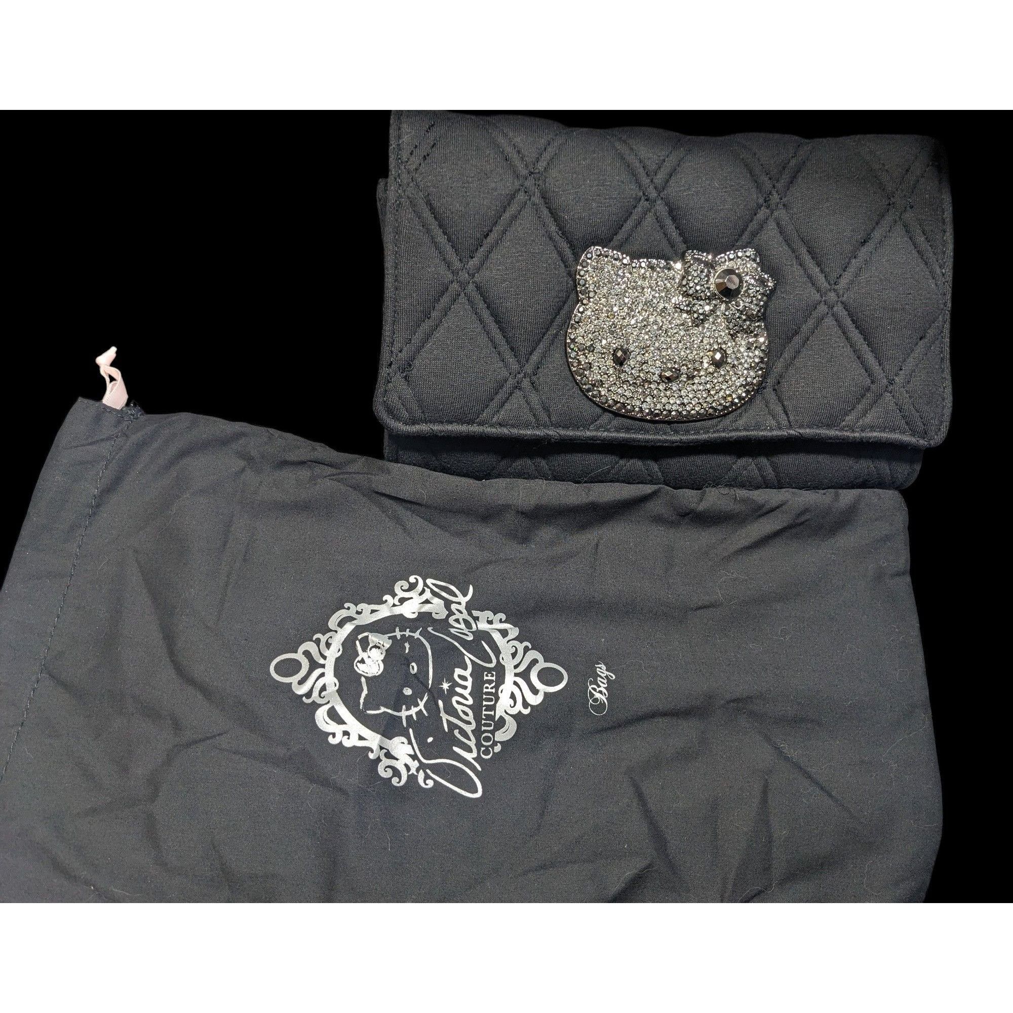 Victoria Couture x Hello Kitty Glam Goth Quilted Wallet With