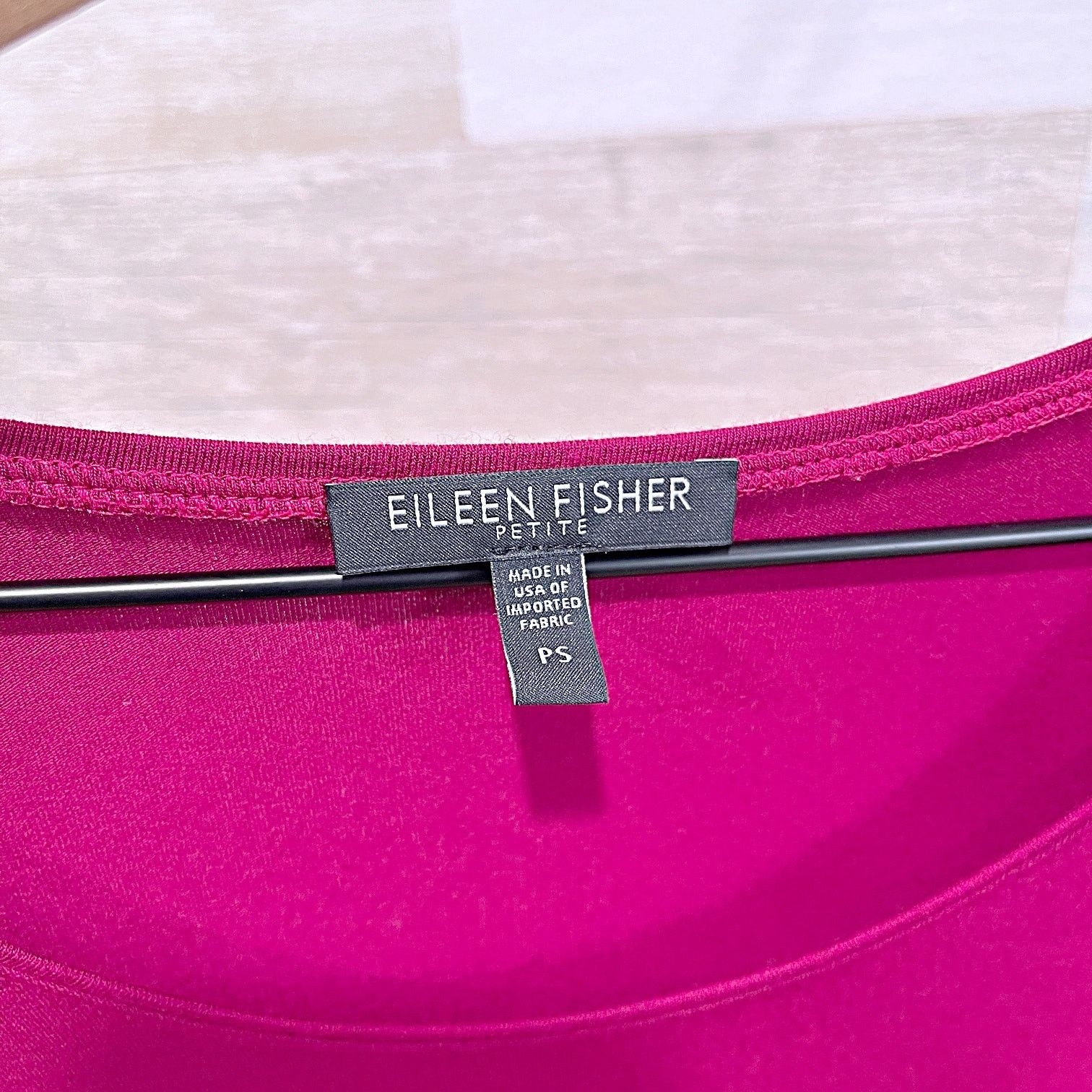 Eileen Fisher Eileen Fisher Half Sleeve Jersey Tunic Top Pink A Line PS Size S / US 4 / IT 40 - 5 Thumbnail