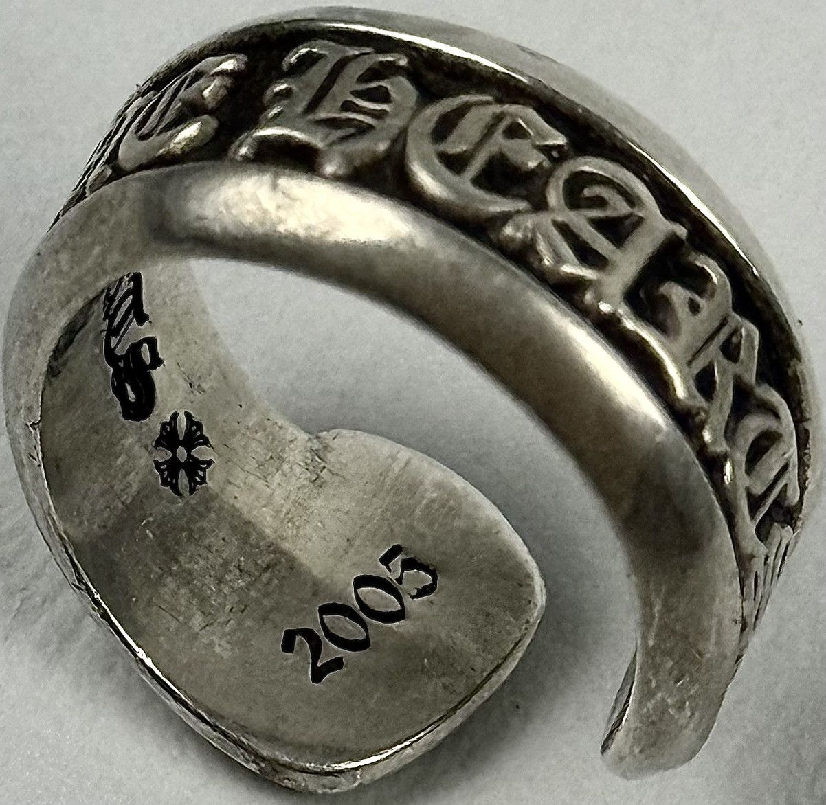 Chrome Hearts Chrome Hearts - Scroll - Label Ring (SIZE 7) Size ONE SIZE - 11 Thumbnail
