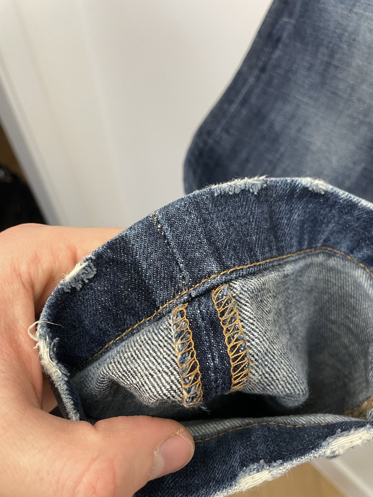 Dolce & Gabbana Dolce&Gabbana D&G Vintage Y2k Denim Jeans Distressed Pant Size US 34 / EU 50 - 3 Thumbnail
