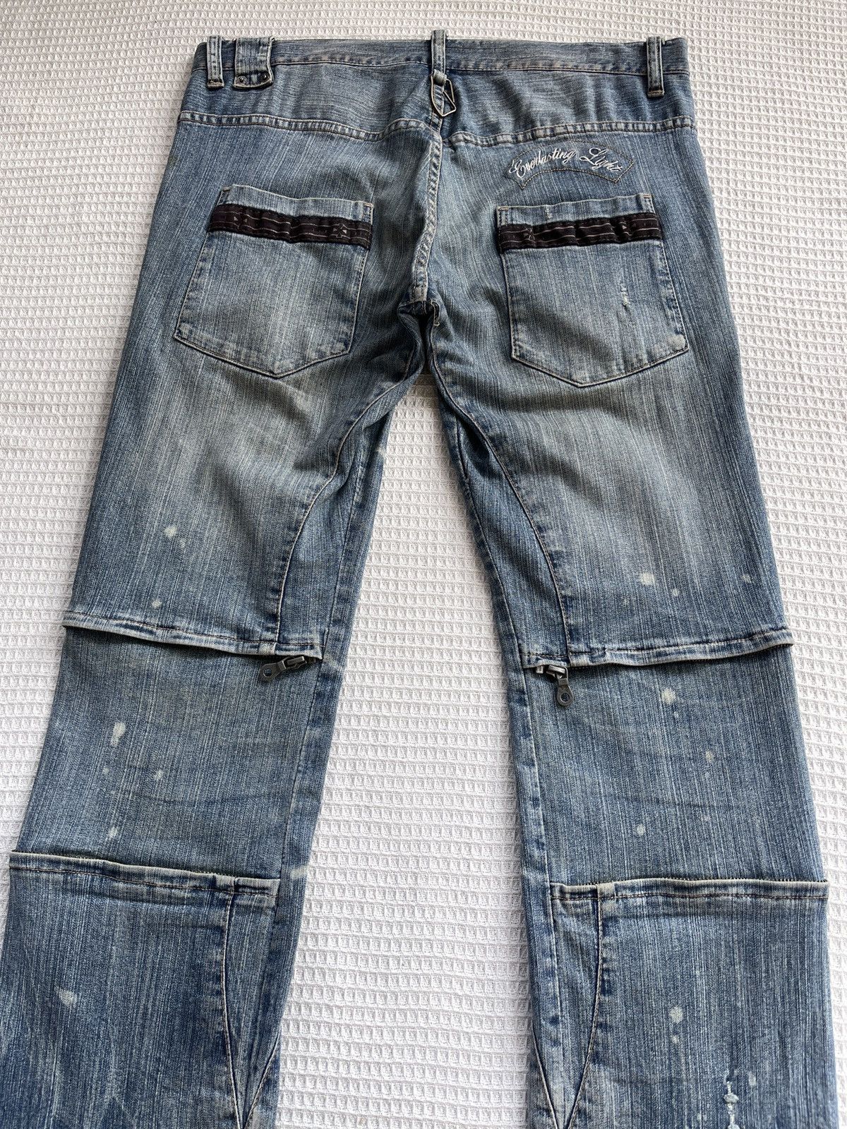 Hysteric Glamour LastDrop🔥Rare🔥PPFM Seditionaries Punk Design LightWash Denim Size US 34 / EU 50 - 3 Thumbnail