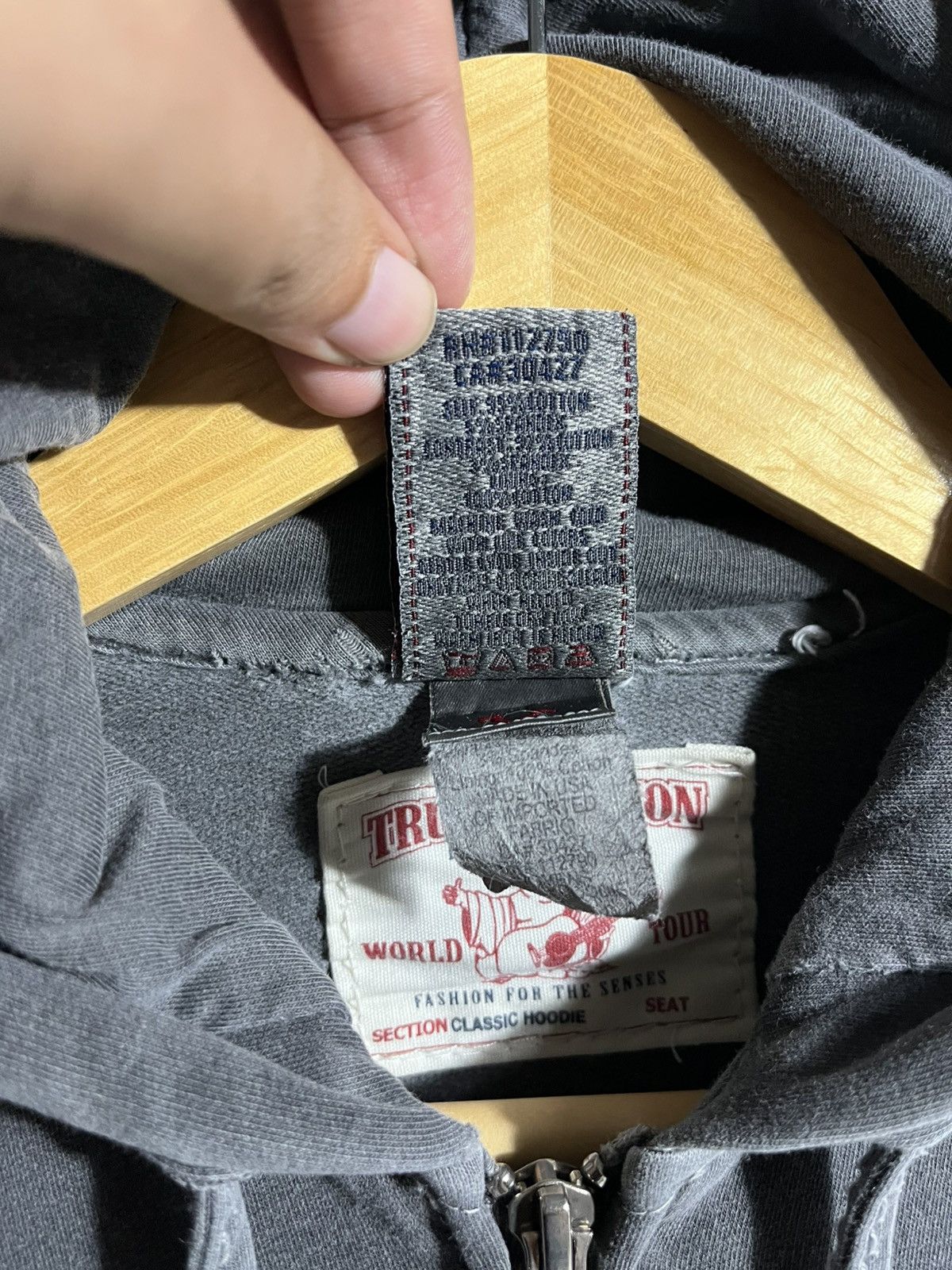 True Religion True Religion I6W9 Punk Seditionaries Hoodie Size XS / US 0-2 / IT 36-38 - 15 Thumbnail