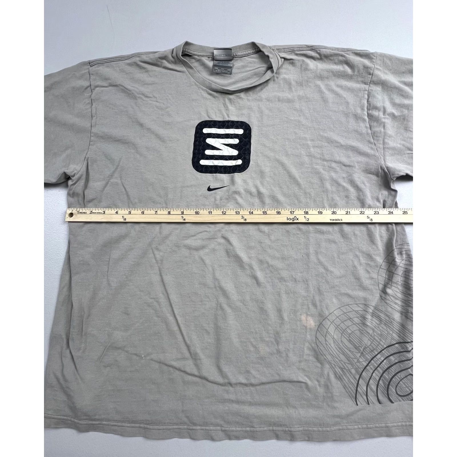 Nike Nike Shirt Mens 2XL Gray Crew Neck Cotton Graphic Tee Swoosh Logo Sports Top Size US XXL / EU 58 / 5 - 6 Thumbnail