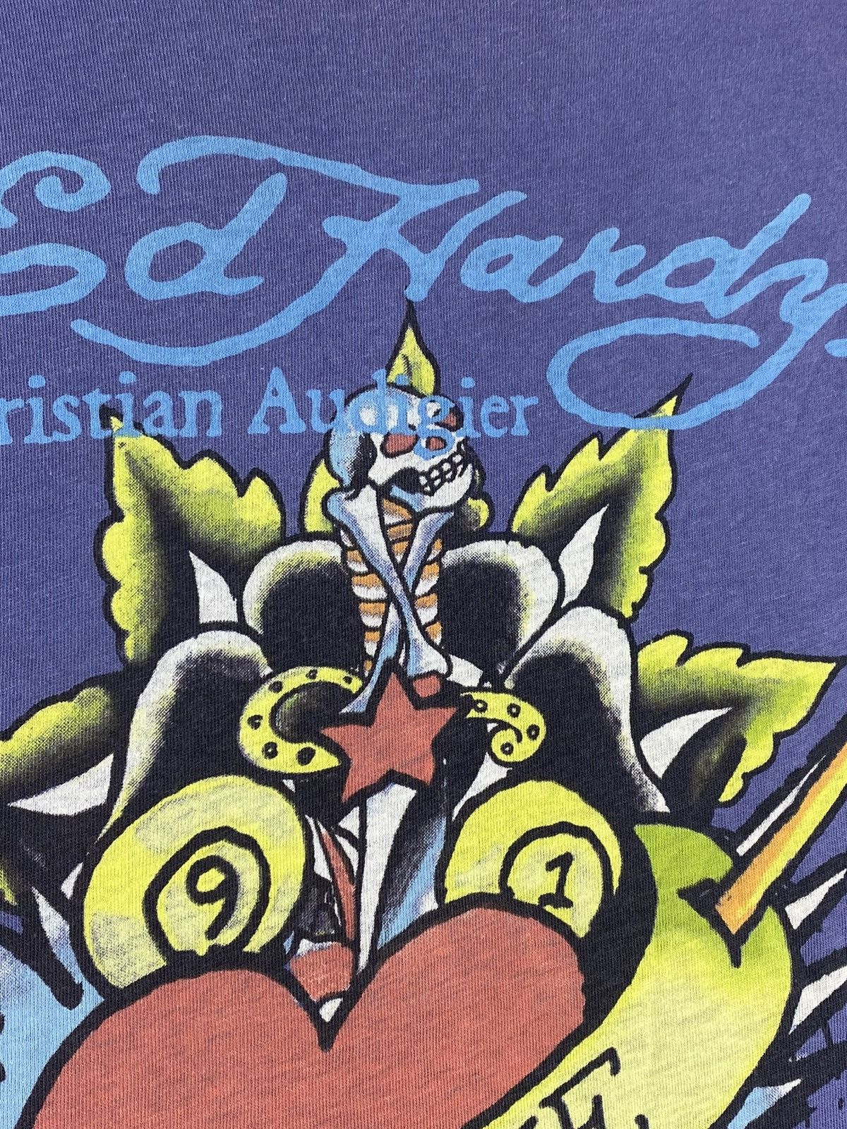 Ed Hardy × Vintage Vintage Ed Hardy y2k streetwear style graphic t-shirt Size US XL / EU 56 / 4 - 7 Thumbnail