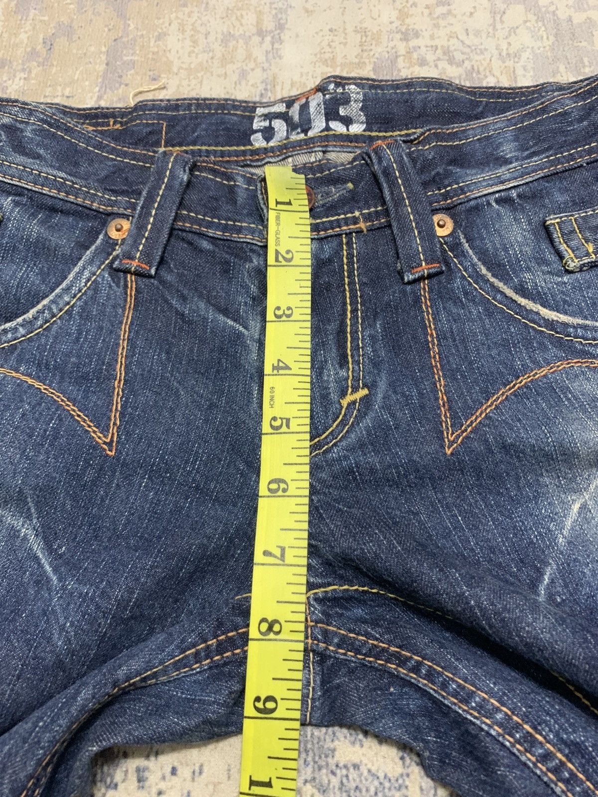 Edwin EDWIN 503 BLUE TRIP FLARE JEANS Size US 31 - 17 Thumbnail