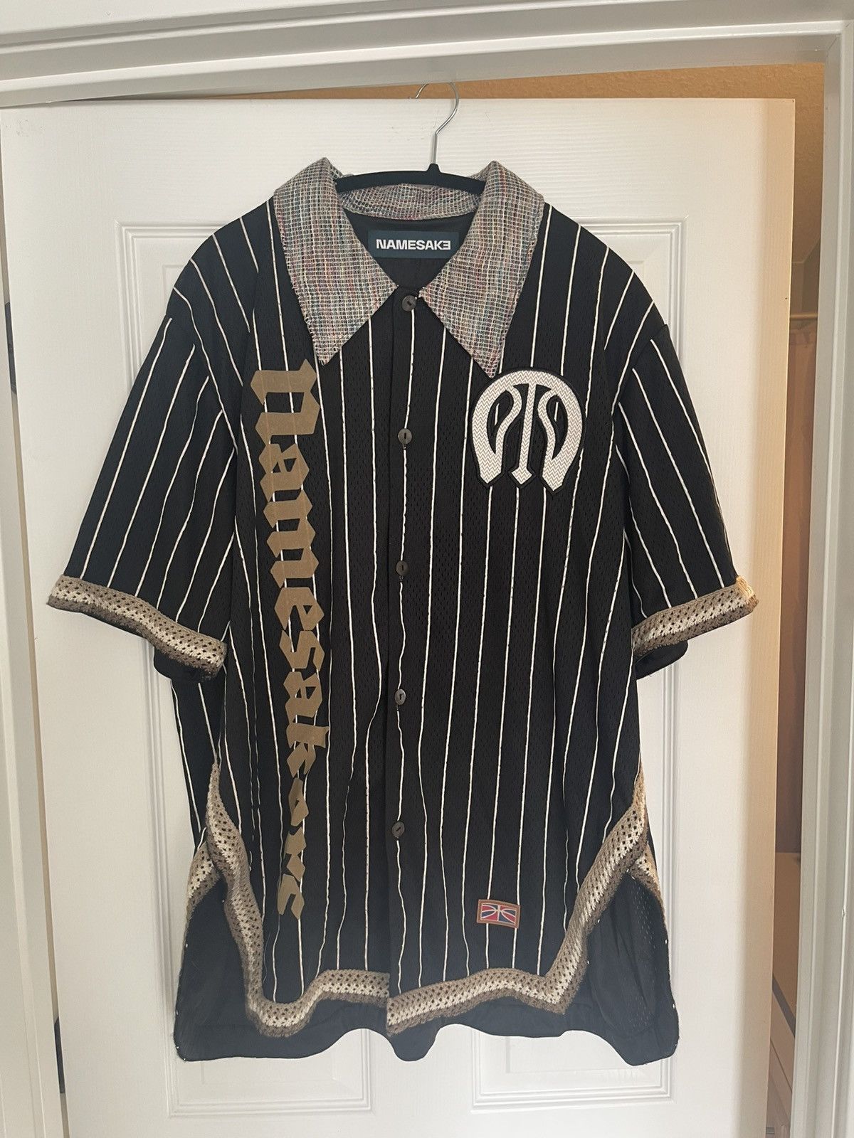 NAMESAKE BILL WARM UP SS SHIRT EUPHORIC BLACK STRIPE Size US M / EU 48-50 / 2 - 1 Thumbnail