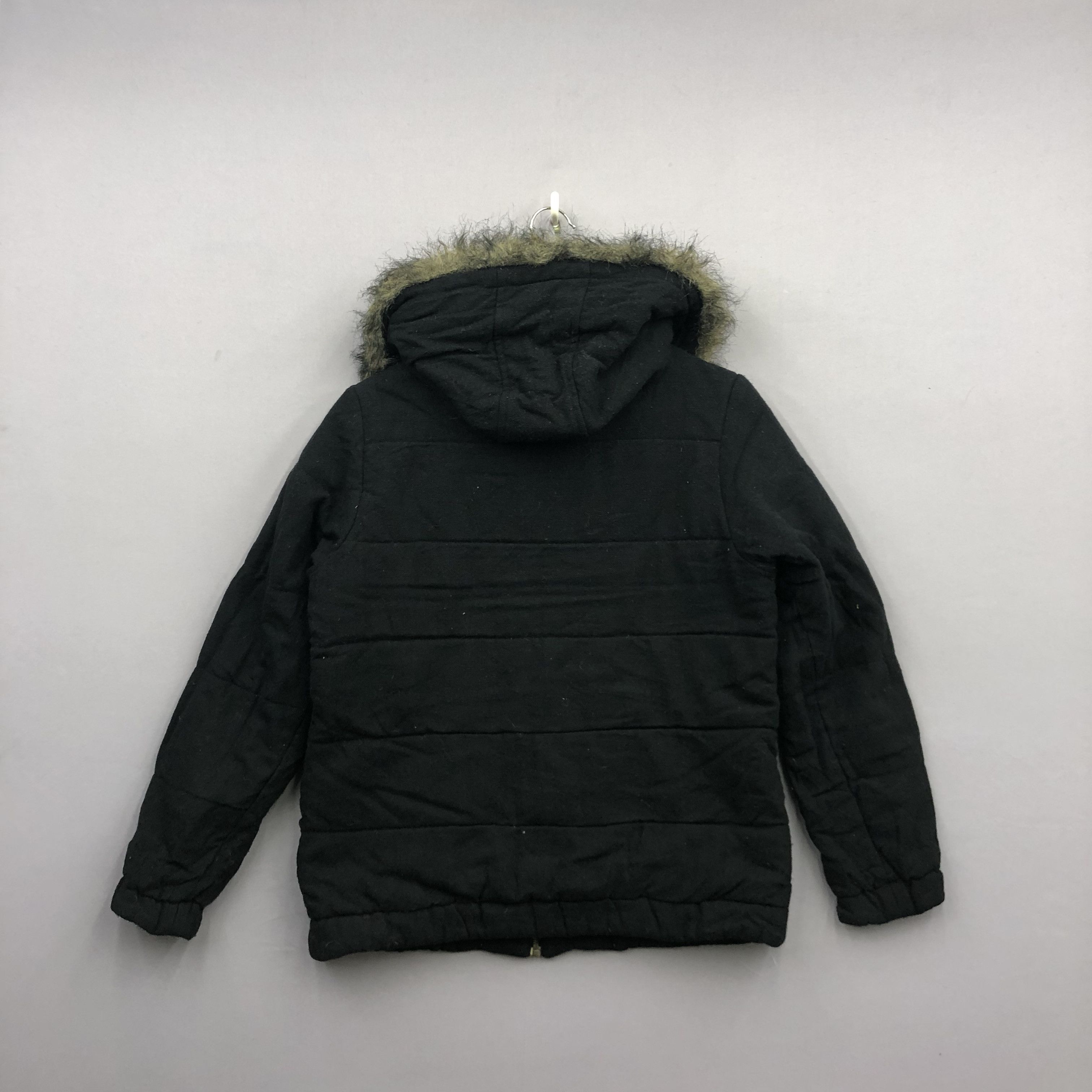 If Six Was Nine × Vintage Vintage On The Couch Shearling Puffer Wool Zipper Jacket Size S / US 4 / IT 40 - 2 Thumbnail