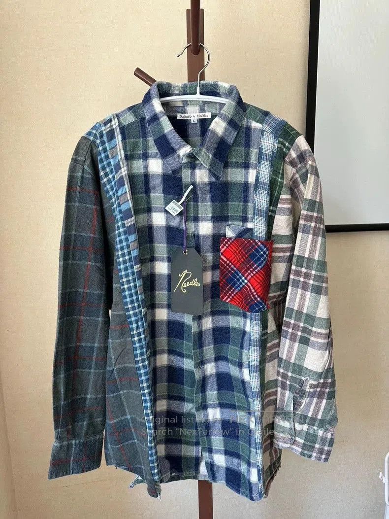 Other Needles Rebuild 7 Cuts Flannel Shirt . Size US L / EU 52-54 / 3 - 1 Thumbnail