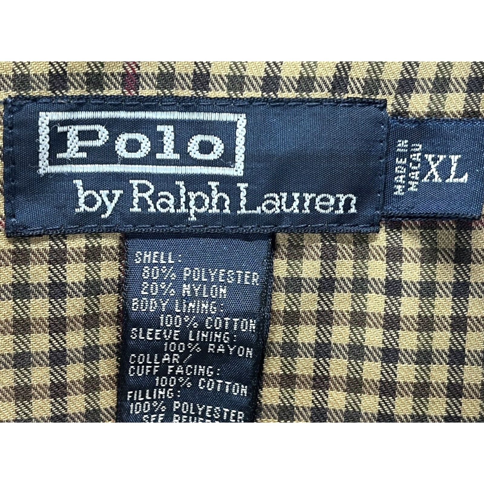 Ralph Lauren Vintage Mens Polo Ralph Lauren Quilted Chore Coat XL READ Corduroy Collar Green Size US XL / EU 56 / 4 - 5 Thumbnail