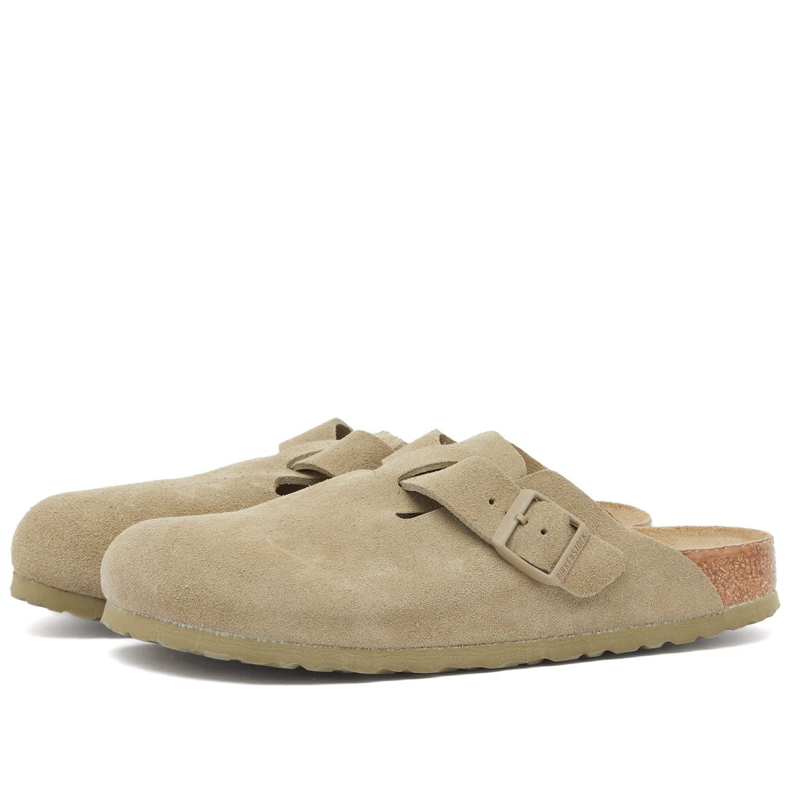Birkenstock BIRKENSTOCK BOSTON SUEDE FADED KHAKI 1025788 US 8 EU 41 Size US 8 / EU 41 - 1 Thumbnail