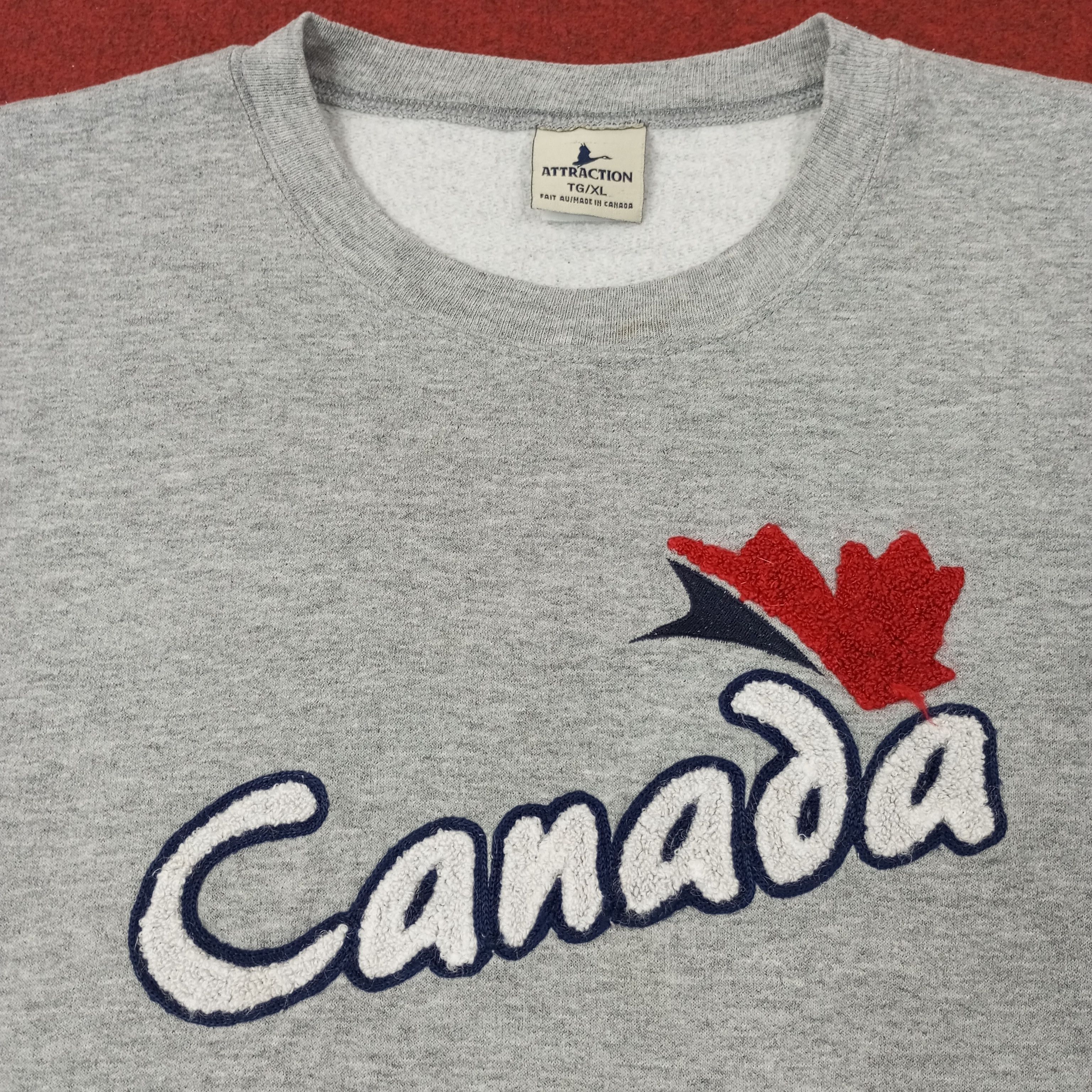 Vintage Canada Streetwear Sweatshirt c254n12 Size US XXL / EU 58 / 5 - 2 Thumbnail
