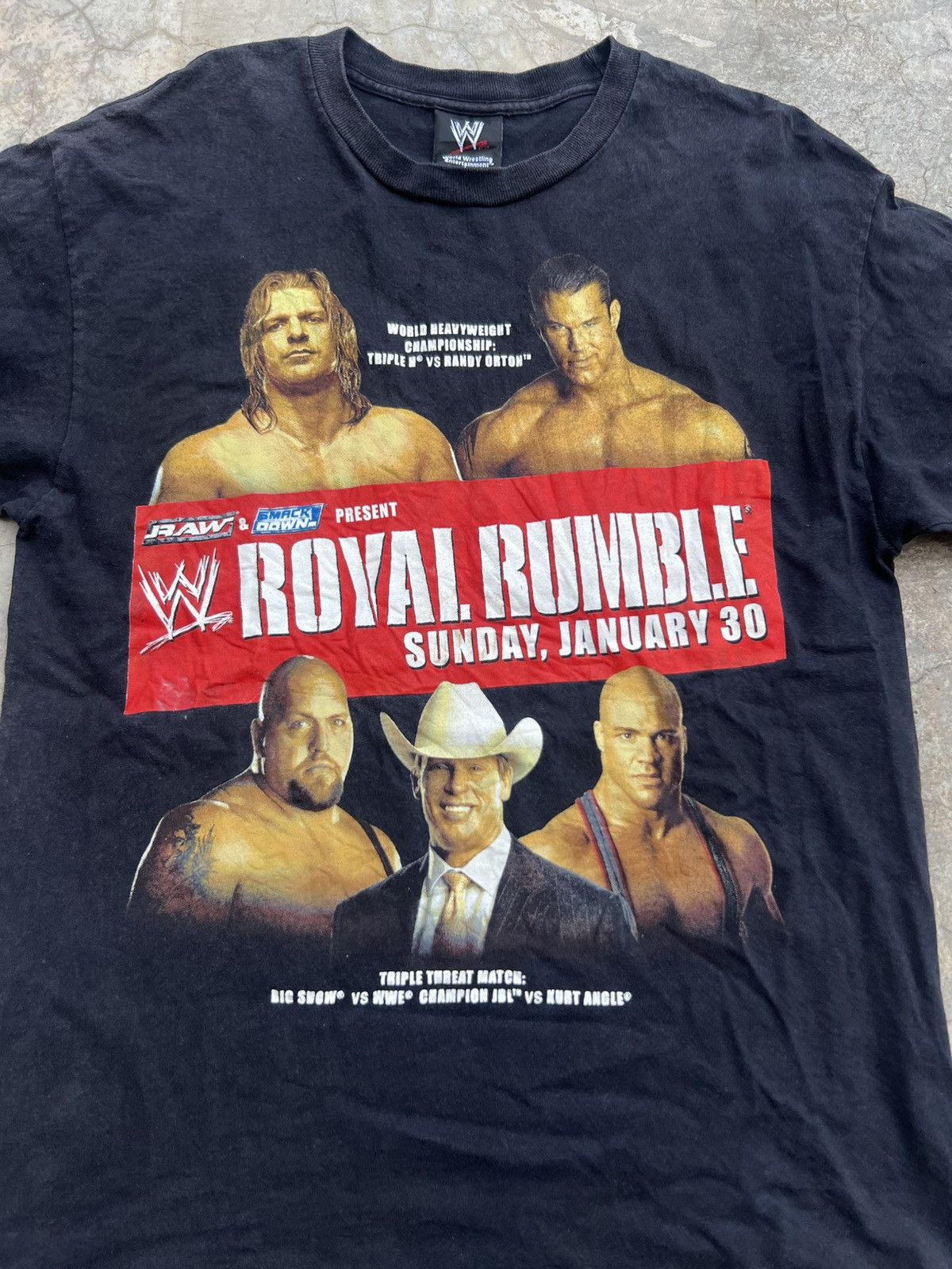 WWE Vintage WWE WWF Royal Rumble Shirt Size US L / EU 52-54 / 3 - 3 Thumbnail