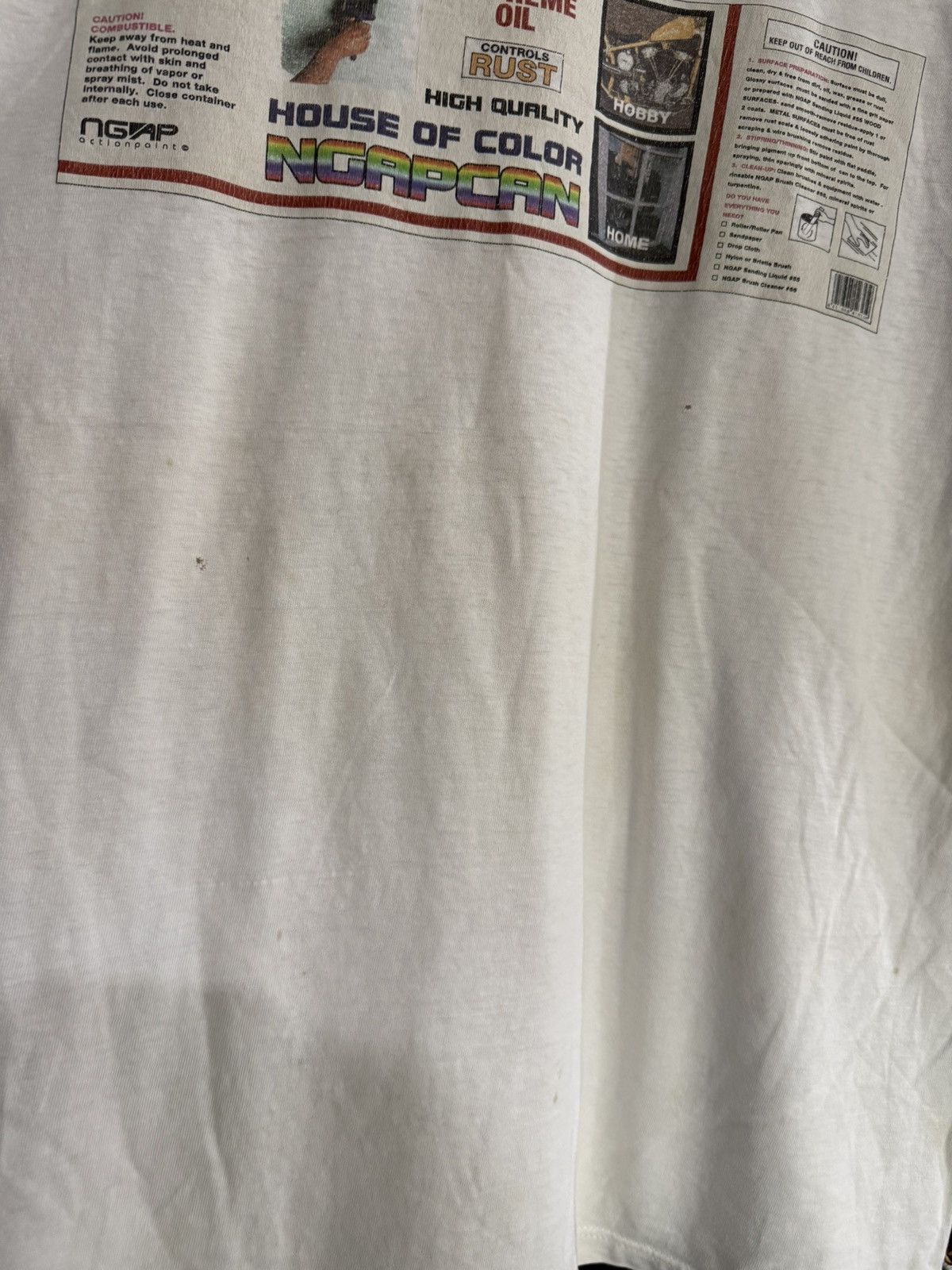 Vintage Thrashed Vintage 90s Supreme Oil House Of Colour Oneita T Size US M / EU 48-50 / 2 - 6 Thumbnail