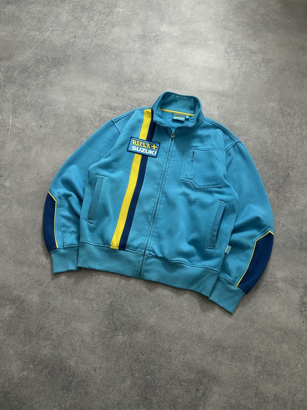 NASCAR Vintage Rizla Suzuki racing zip-sweatshirt mens rare Size US M / EU 48-50 / 2 - 2 Thumbnail