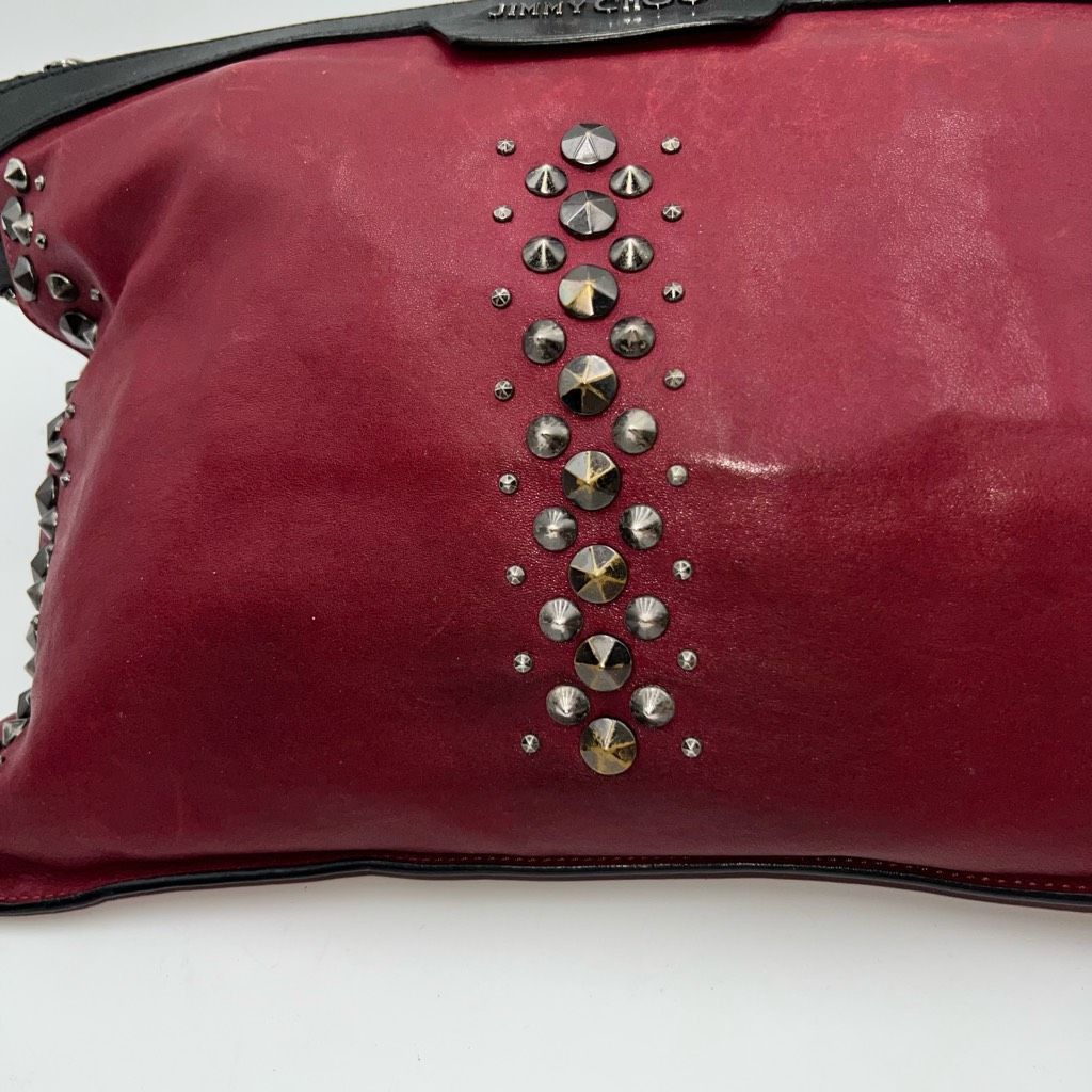 Jimmy Choo Jimmy Choo Laptop Holder/Clutch/Wristlet Black and Red Leath Size ONE SIZE - 3 Thumbnail