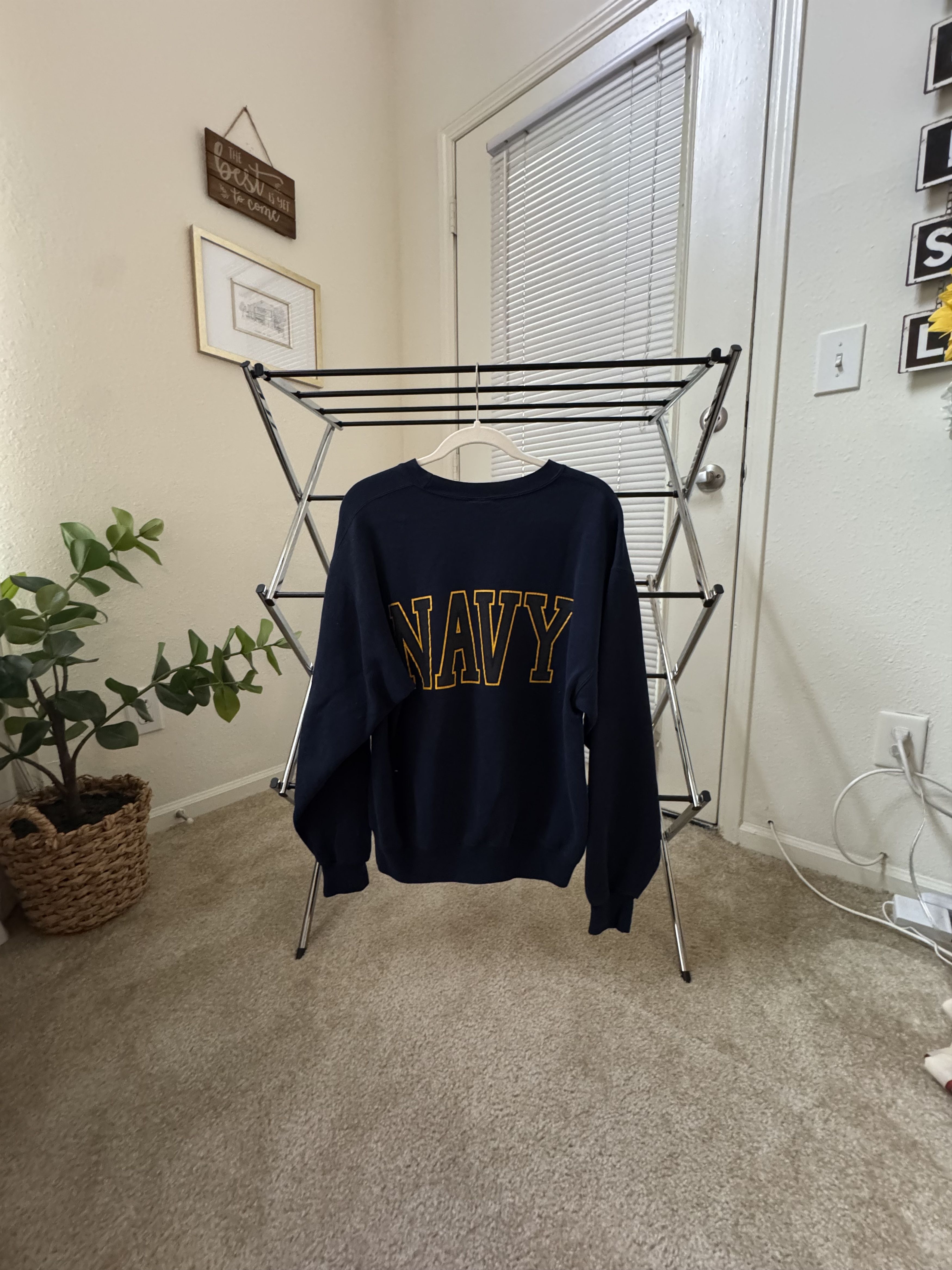 Vintage VINTAGE United States Navy Crewneck Sweatshirt Size US M / EU 48-50 / 2 - 5 Thumbnail