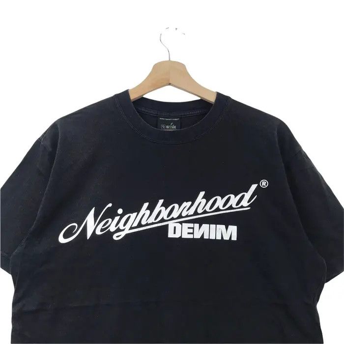 Neighborhood Vtg NEIGHBOURHOOD DENIM JAPAN 2002 Collection Tee Shirt Size US M / EU 48-50 / 2 - 2 Thumbnail