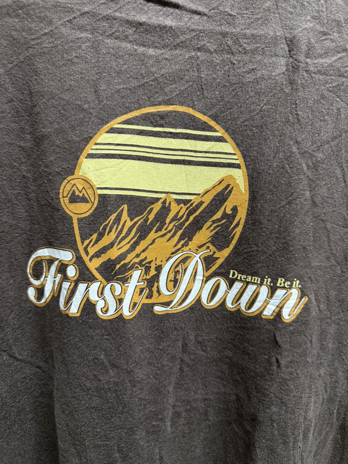 The Mountain Vintage First Down Mountain Double Colar Longsleeve Tshirt Size US M / EU 48-50 / 2 - 6 Thumbnail
