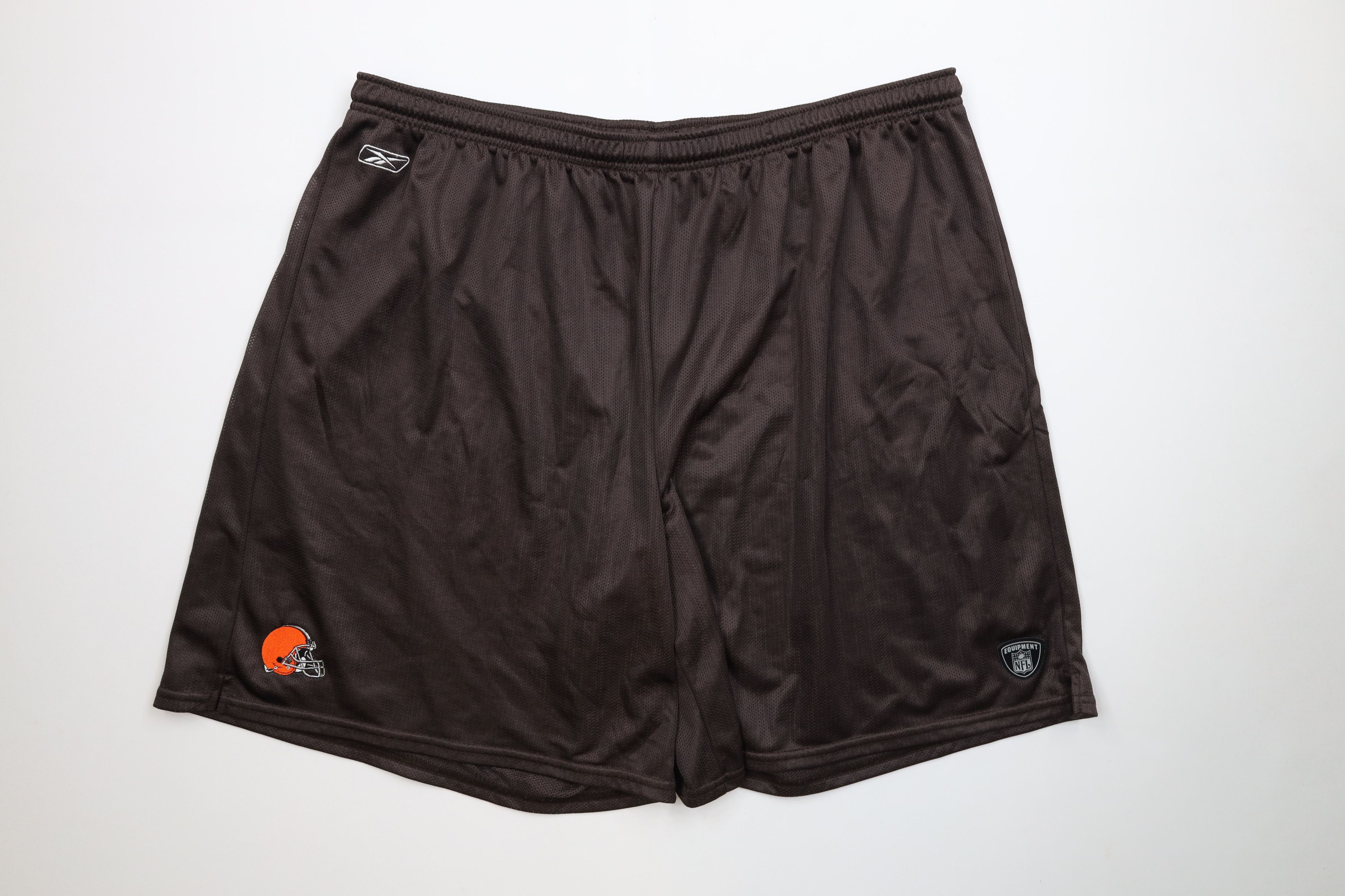 Reebok Vintage Reebok Cleveland Browns Football Mesh Shorts Brown Size US 42 / EU 58 - 1 Thumbnail