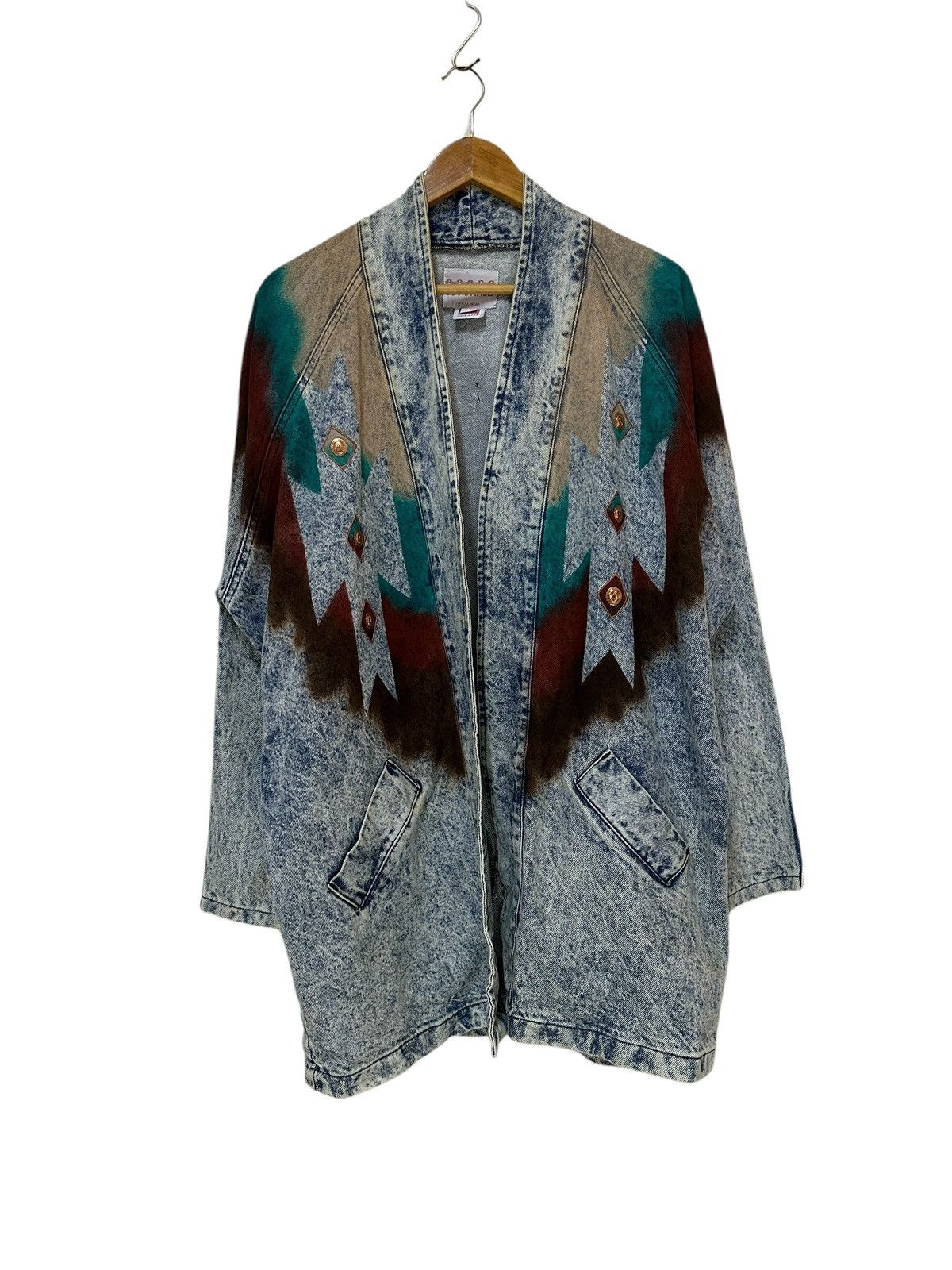 Other Vintage sundance denim wear jacket buttonless Size M / US 6-8 / IT 42-44 - 1 Thumbnail