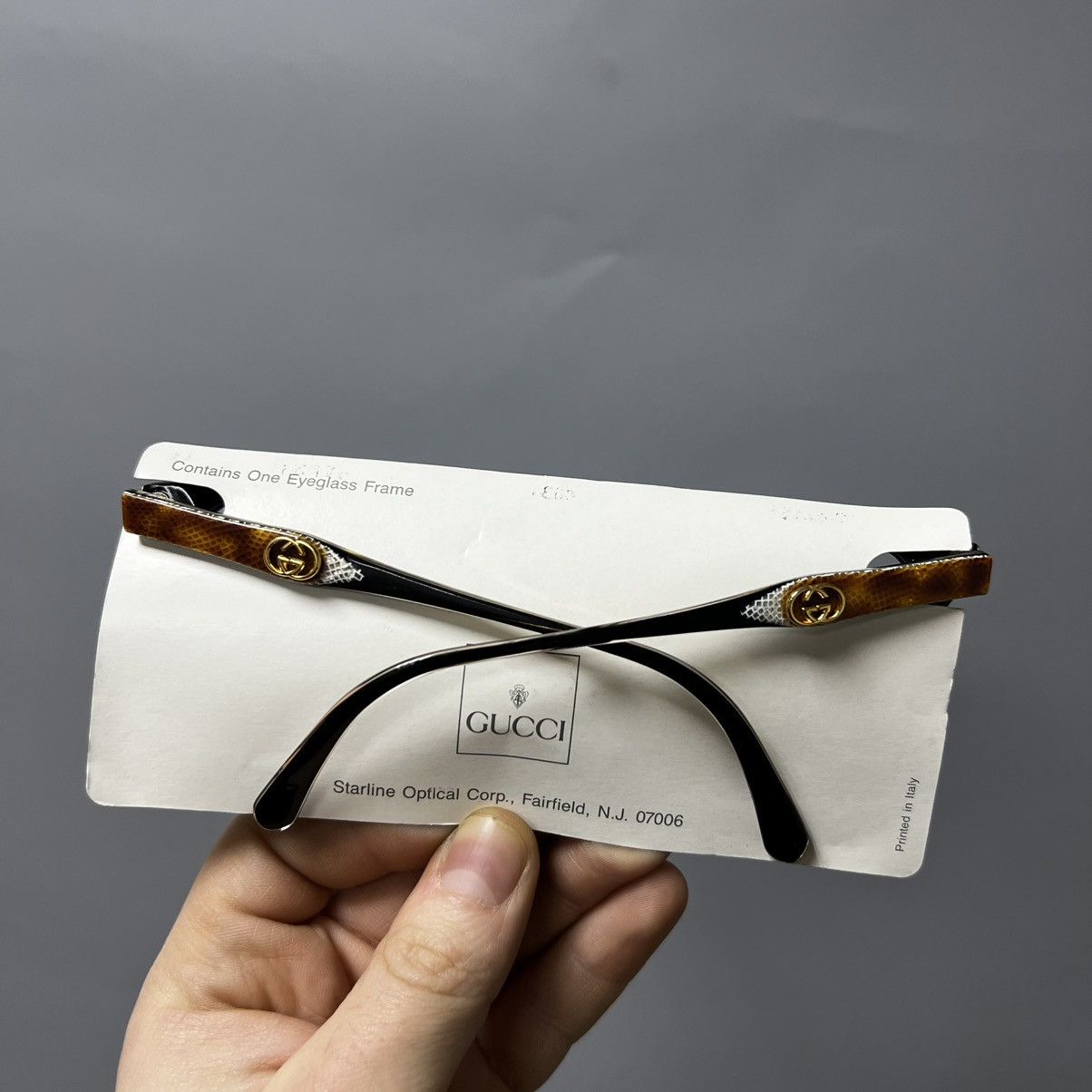 Gucci × Vintage Gucci VINTAGE 80s Eyeglass Frame NEW dead stock Size ONE SIZE - 9 Thumbnail
