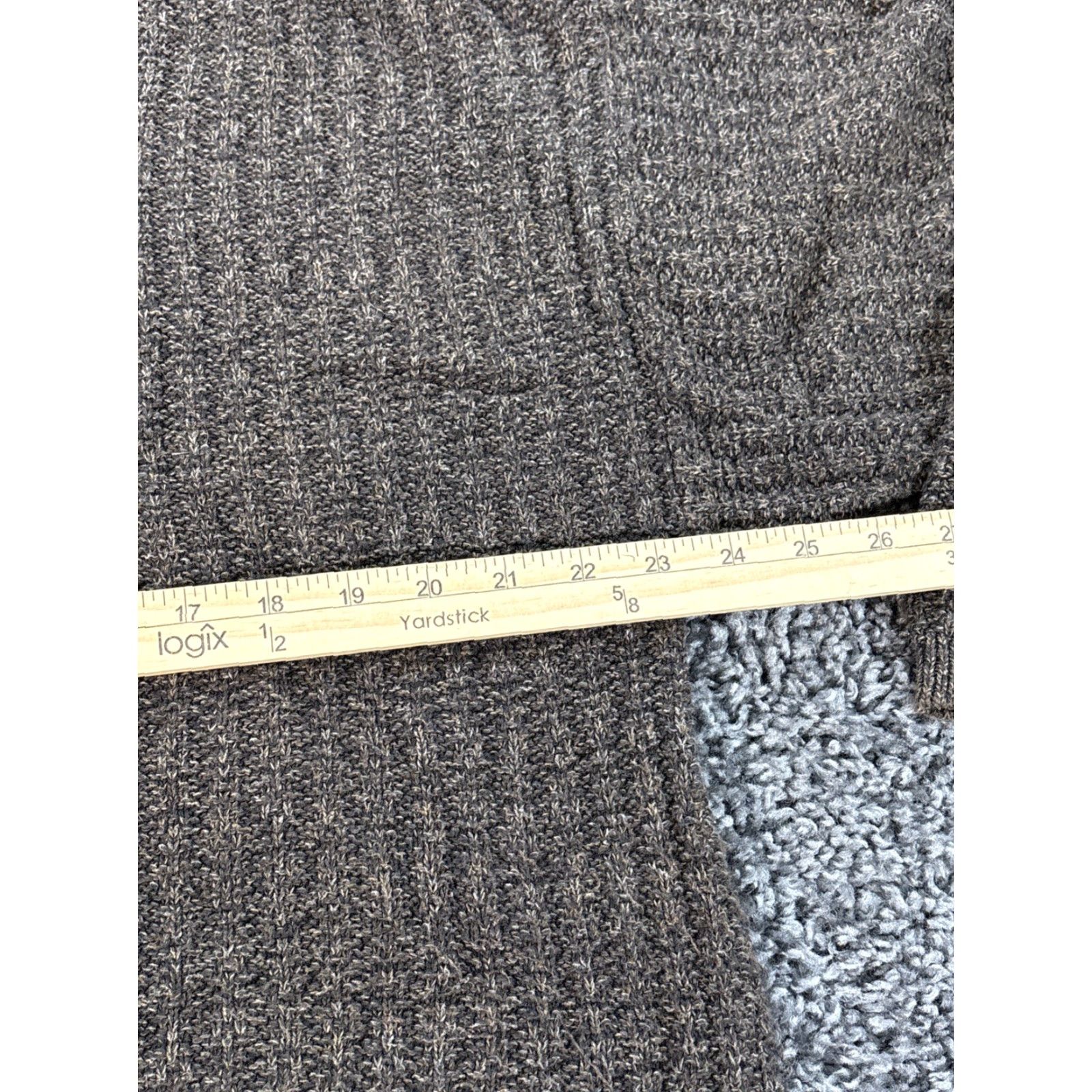 Bill Blass VINTAGE Bill Blass Sweater Mens Large Brown Chunky-Knit Henley Button 90s Kentucky? Size US L / EU 52-54 / 3 - 3 Thumbnail