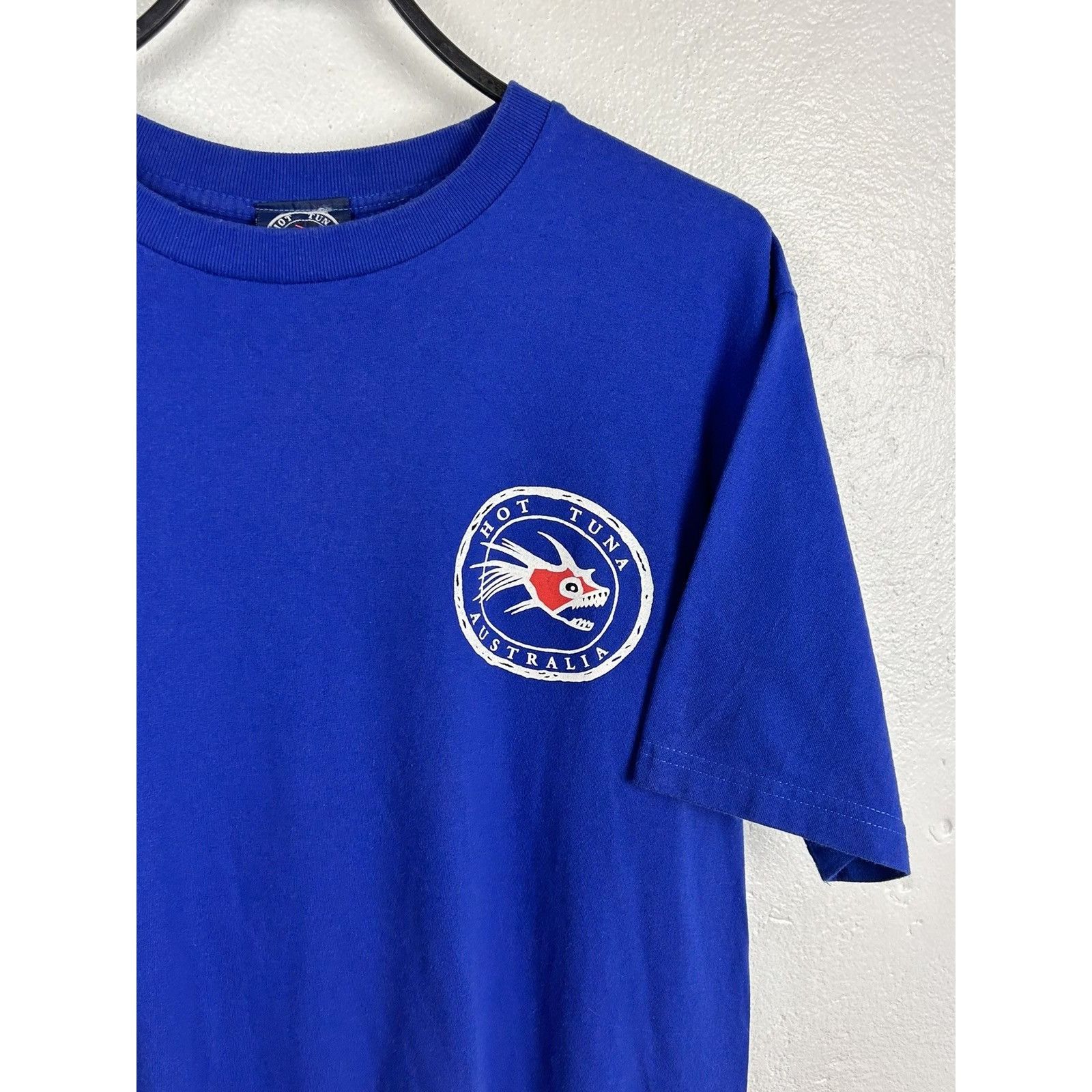 Hot Tuna 90s Vintage Hot Tuna Piranha Fish Surfing Gear T-Shirt Size US M / EU 48-50 / 2 - 4 Thumbnail