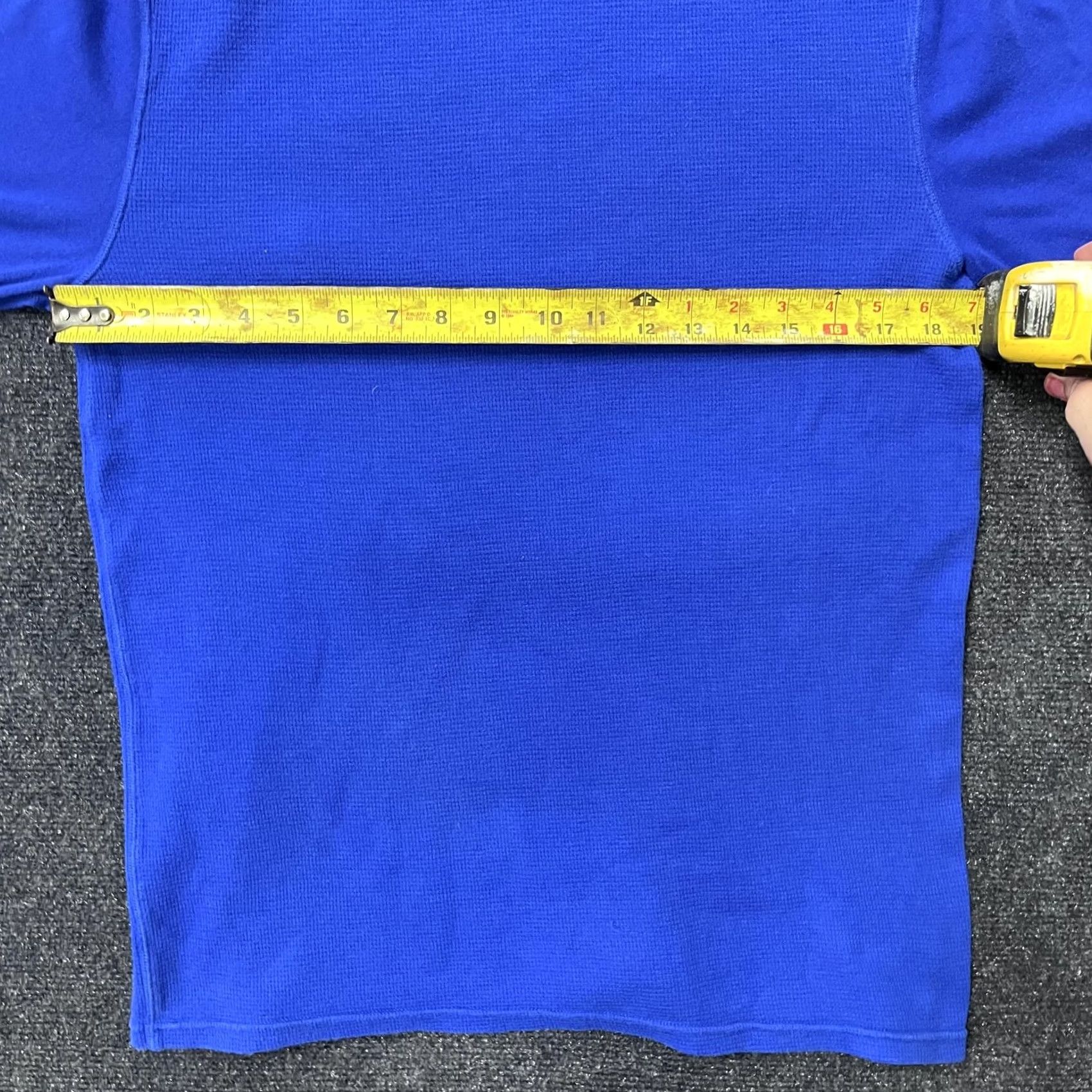 Polo Ralph Lauren Polo Ralph Lauren Shirt Mens Large Blue Thermal Waffle Long Sleeve Polo Bear Size US L / EU 52-54 / 3 - 4 Thumbnail