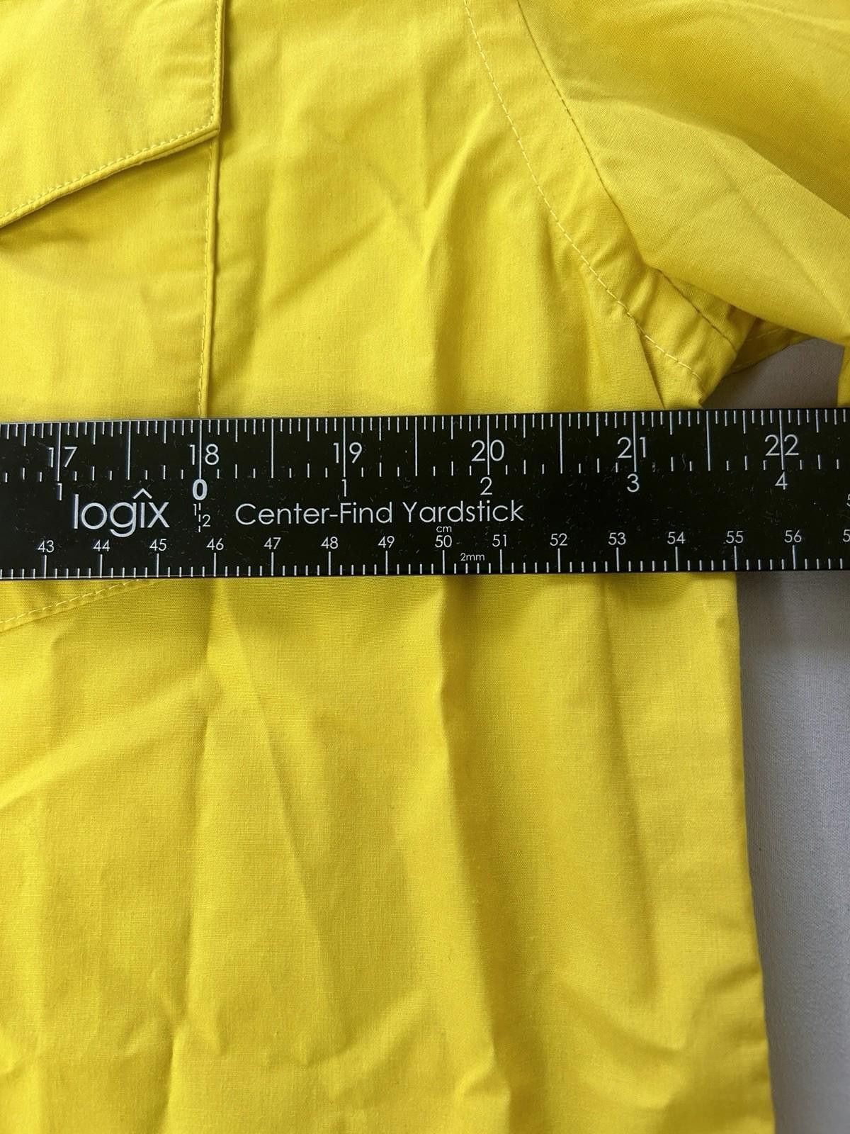 Quiksilver Quiksilver Blank Canvas Yellow Button Up Shirt Large NWT Size US L / EU 52-54 / 3 - 4 Thumbnail
