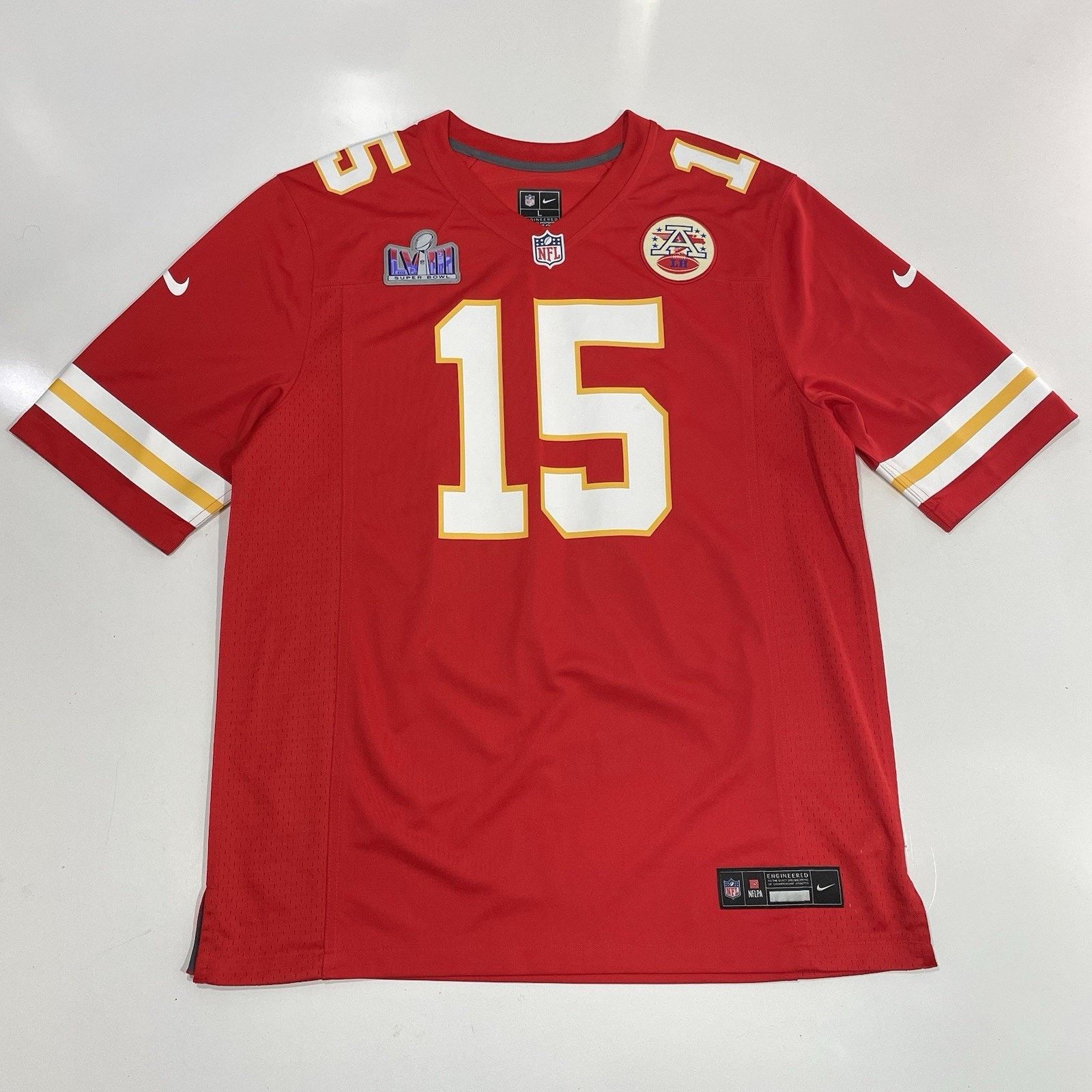 Nike Patrick Mahomes Chiefs Nike NFL Jersey Super Bowl 58 Red Size US M / EU 48-50 / 2 - 1 Thumbnail