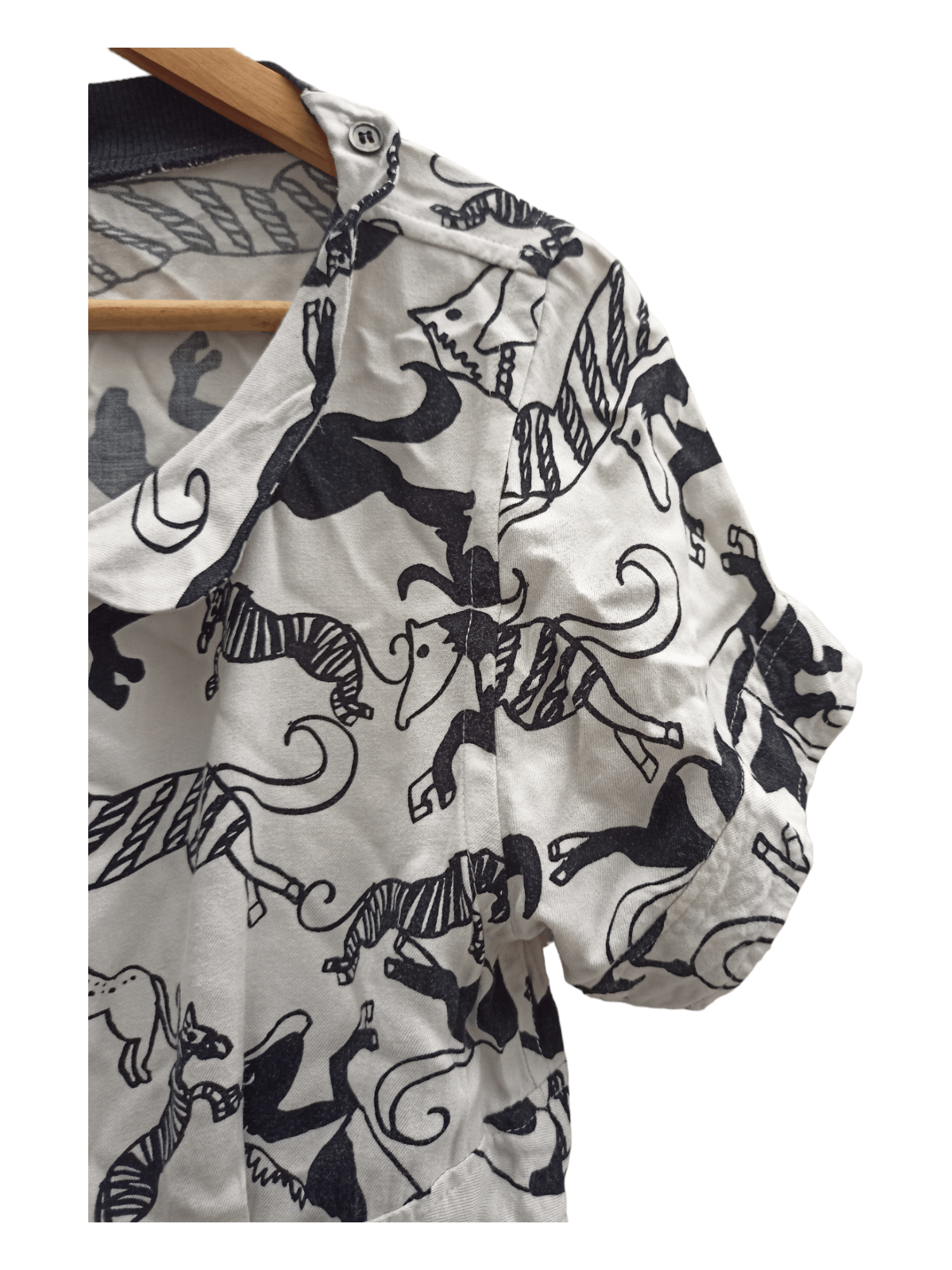 Issey Miyake Mercibeaucoup By Issey Miyake Full Printed Runway Blouses Size M / US 6-8 / IT 42-44 - 9 Thumbnail