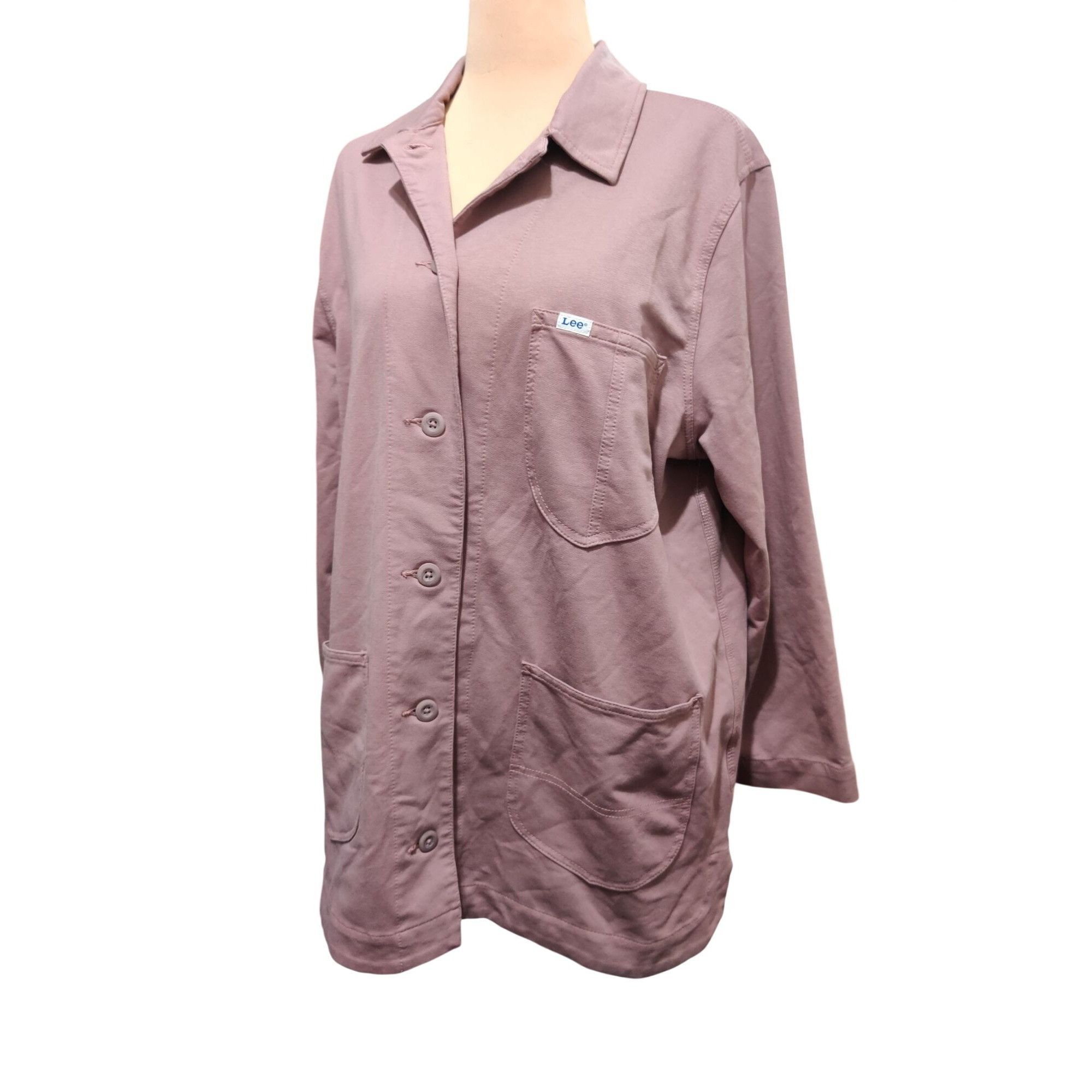 Lee Lee XL Dreamy Mauve Utility Jacket Button Front Chore Coat S Size XL / US 12-14 / IT 48-50 - 14 Thumbnail