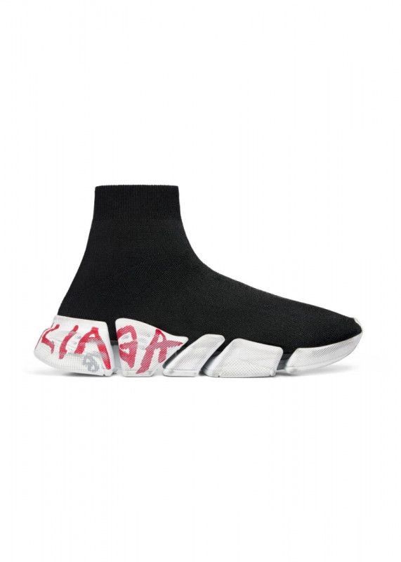 o1mt1gz1024 Speed 2.0 Graffiti Recycled Knit Sneaker