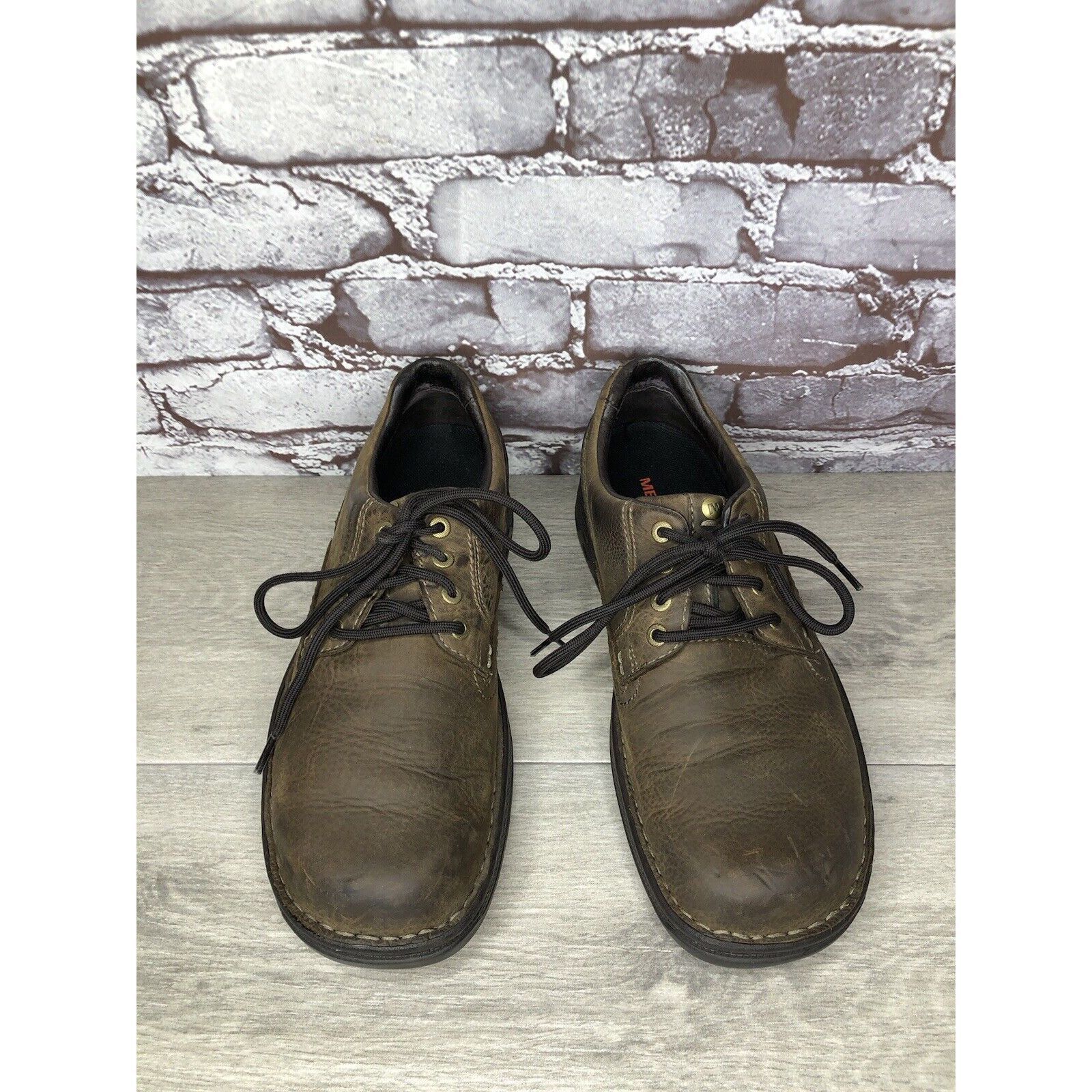 Merrell Merrell Brown Leather World Rambler Lace Up Casual Shoes Men Size US 9 / EU 42 - 2 Thumbnail