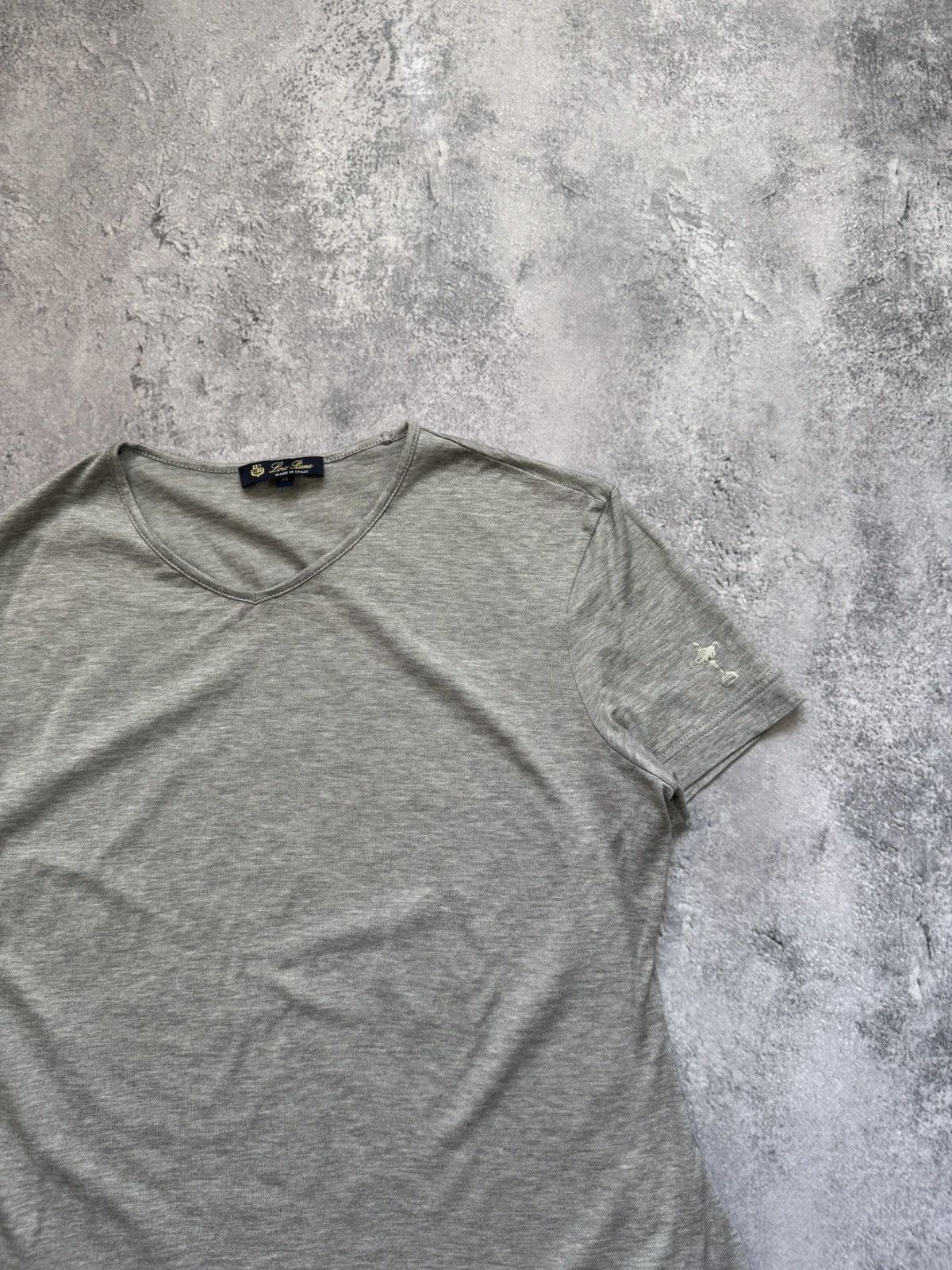 Loro Piana Loro Piana Grey Women Cotton T-Shirt Size M Size M / US 6-8 / IT 42-44 - 4 Thumbnail