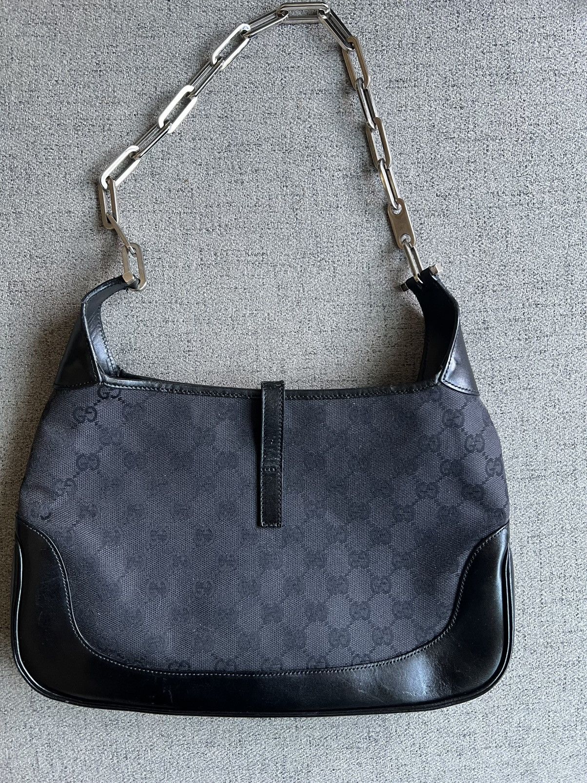Gucci Gucci Jackie monogram with chain strap Size ONE SIZE - 3 Thumbnail