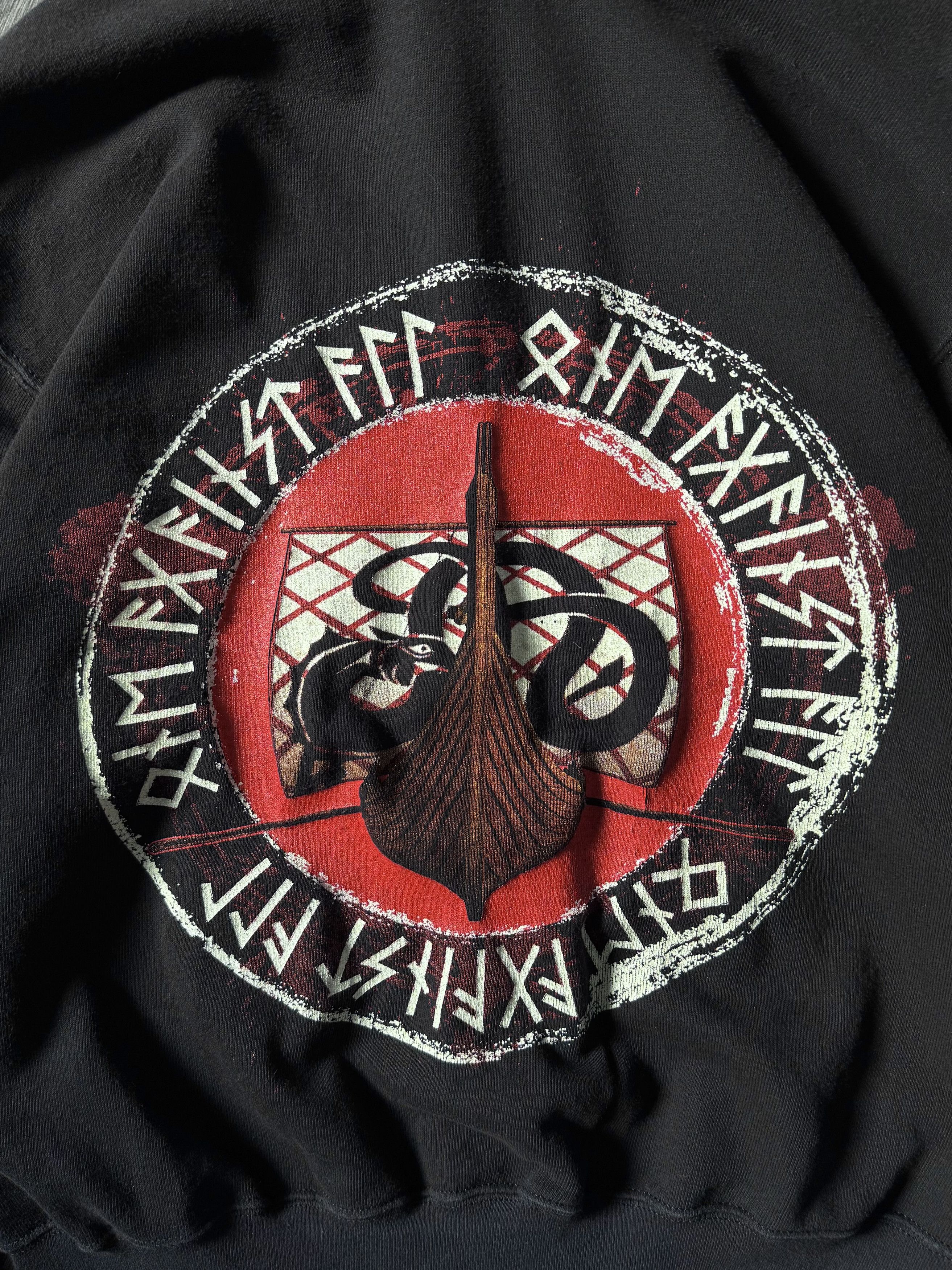 Band Tees Vintage Amon Amarth One Against All Zip Up Hoodie Size US S / EU 44-46 / 1 - 6 Thumbnail