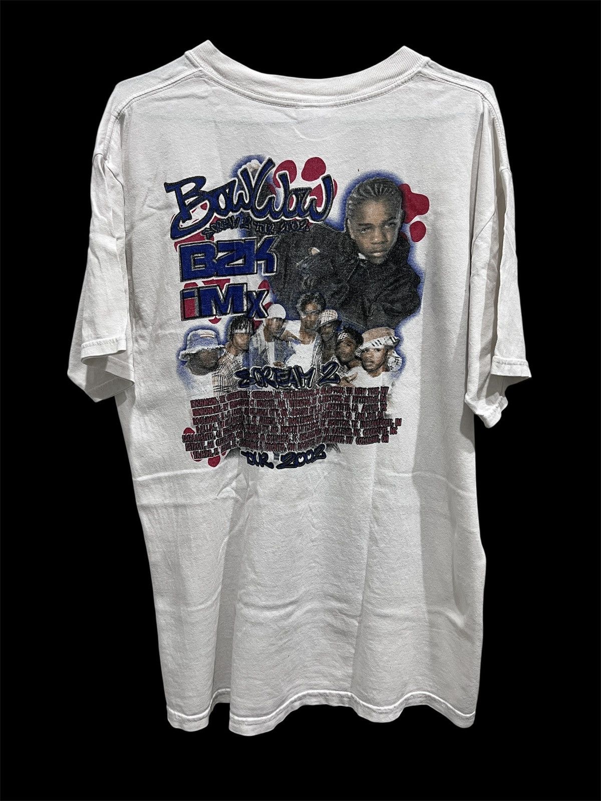 Rap Tees Vintage Y2K Bow Wow B2K IMX Hiphop R&B Tour Tee Faded Size US M / EU 48-50 / 2 - 3 Thumbnail