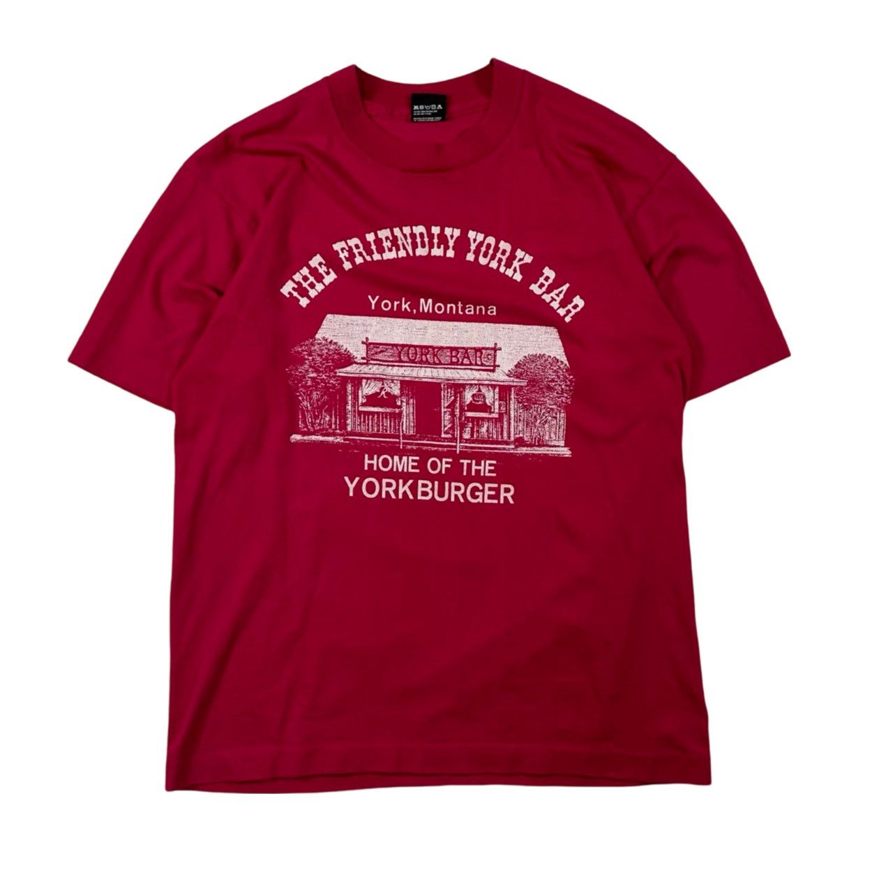 Vintage Vintage 90s Single Stitch The Friendly York Bar Graphic Size US L / EU 52-54 / 3 - 1 Thumbnail