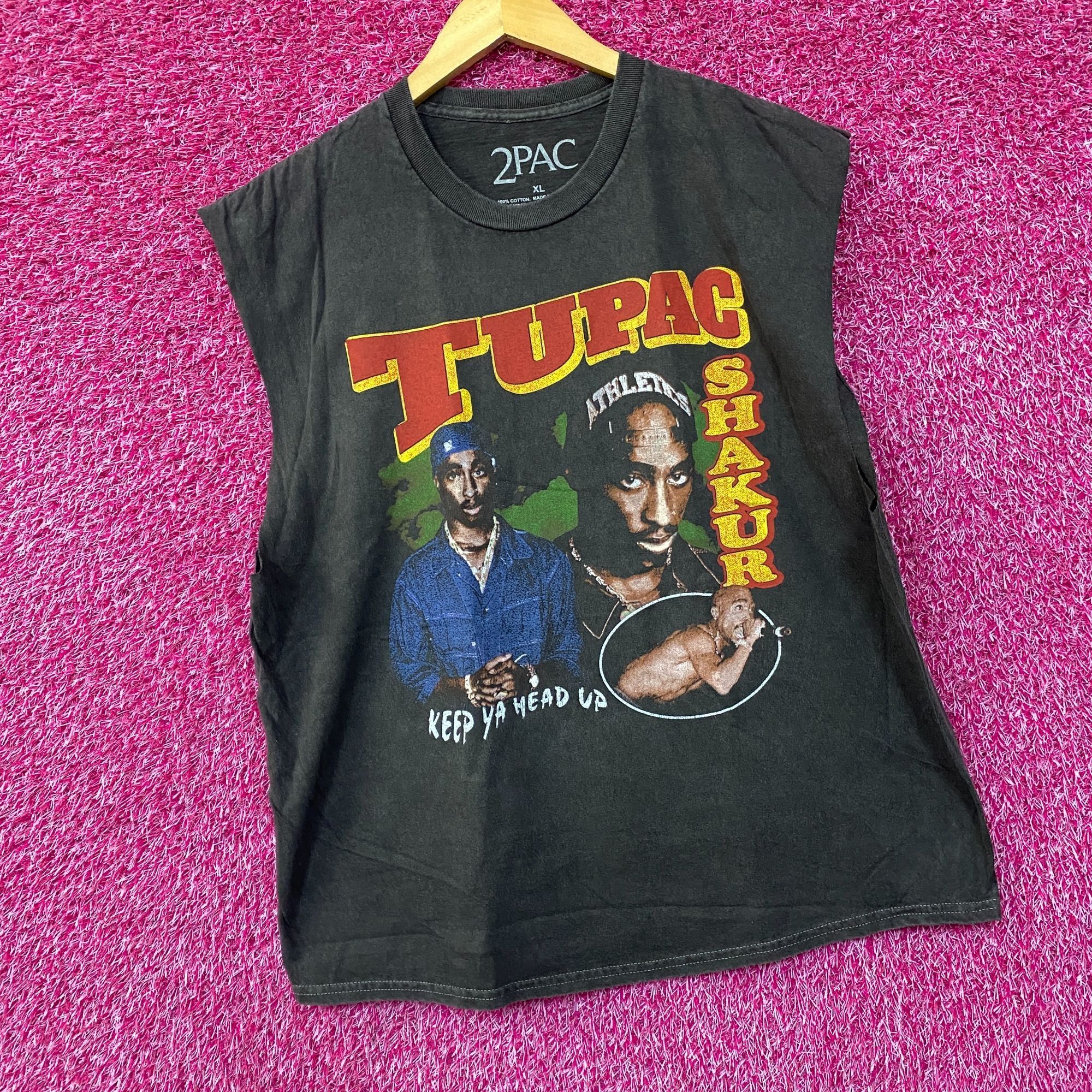 Other Tupac Shakur Keep Ya Head Up Collage Sleeveless T-Shirt XL Size US XL / EU 56 / 4 - 3 Thumbnail