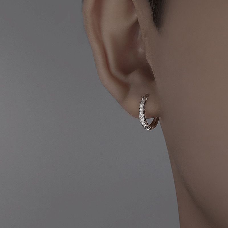 Jewelry × Sterling Silver One pairs Design Earrings Gothic Punk Chrome Jewelry Spike Size ONE SIZE - 1 Thumbnail