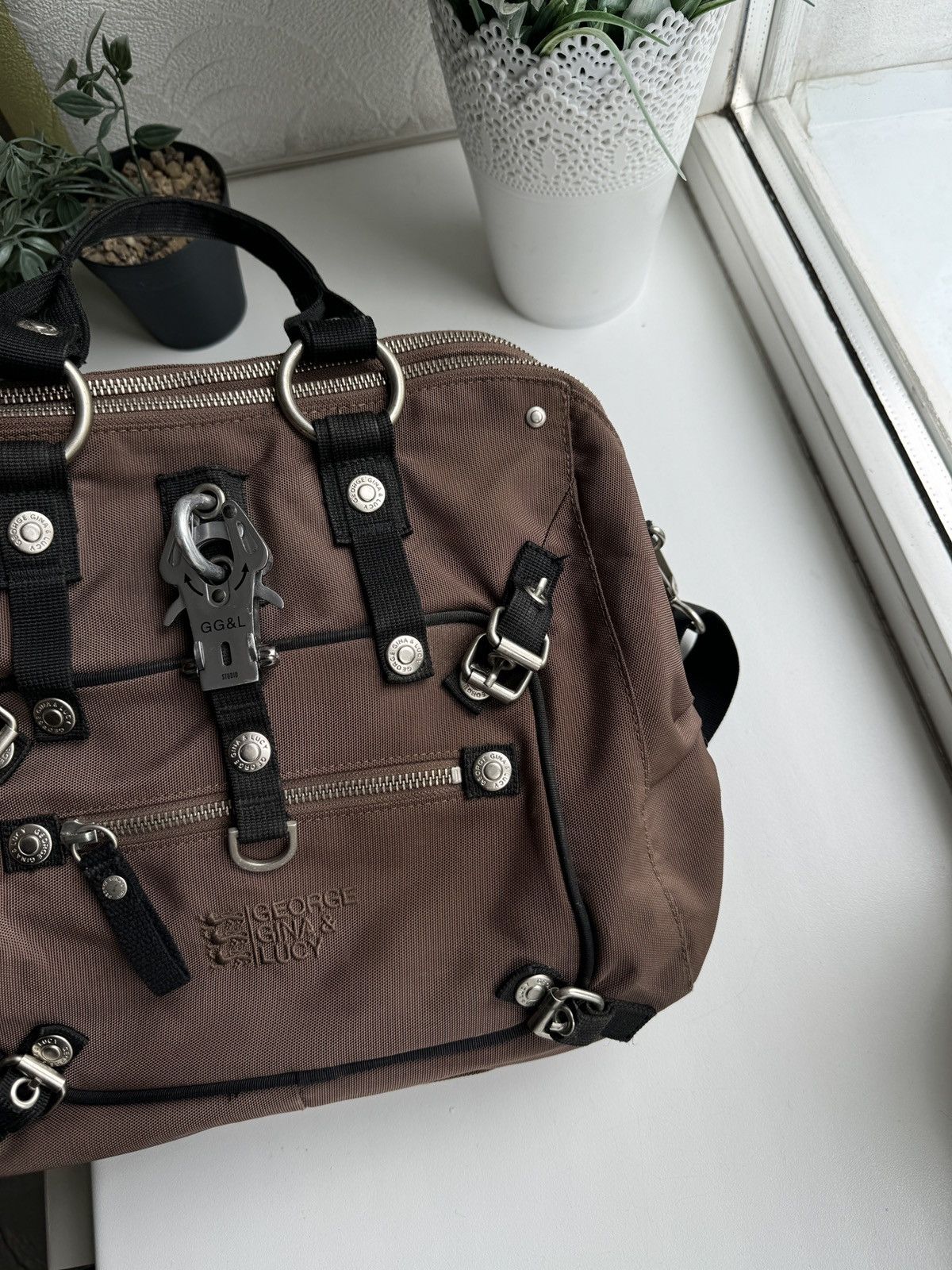 George Gina & Lucy Vintage George Gina Lucy GGL Crossbody Shoulder Bag Brown Size ONE SIZE - 8 Thumbnail