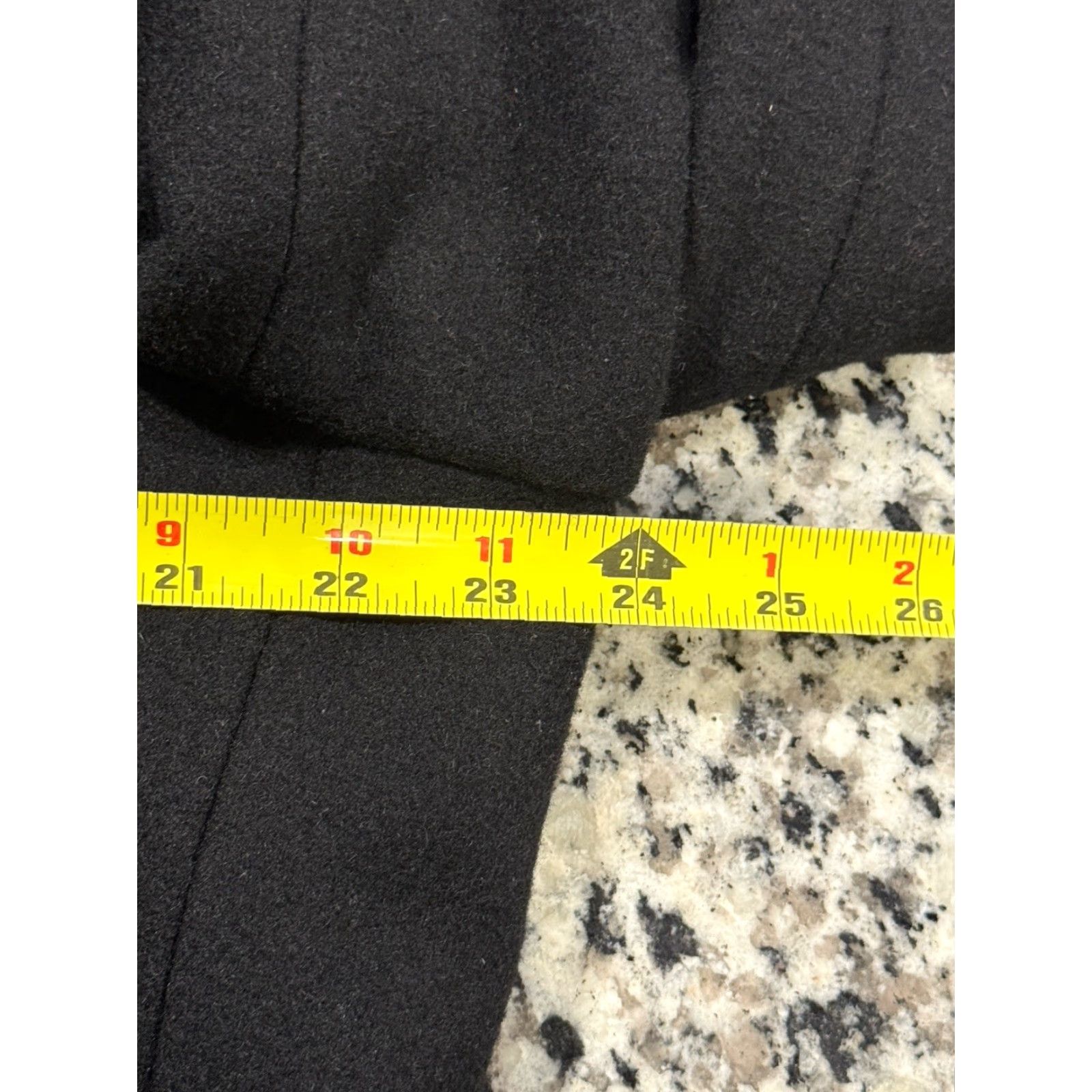J.Crew J.Crew Peacoat Mens Large Tall Black Bayswater Stadium Cloth Wool Coat Size US L / EU 52-54 / 3 - 2 Thumbnail
