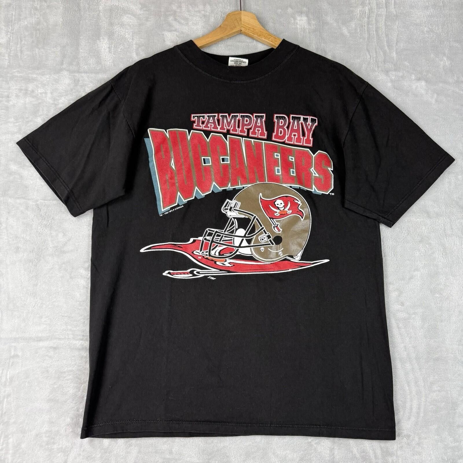 Wales Bonner Vintage 1997 Tampa Bay Buccaneers Tee NFL M Canada Made Size US M / EU 48-50 / 2 - 2 Thumbnail