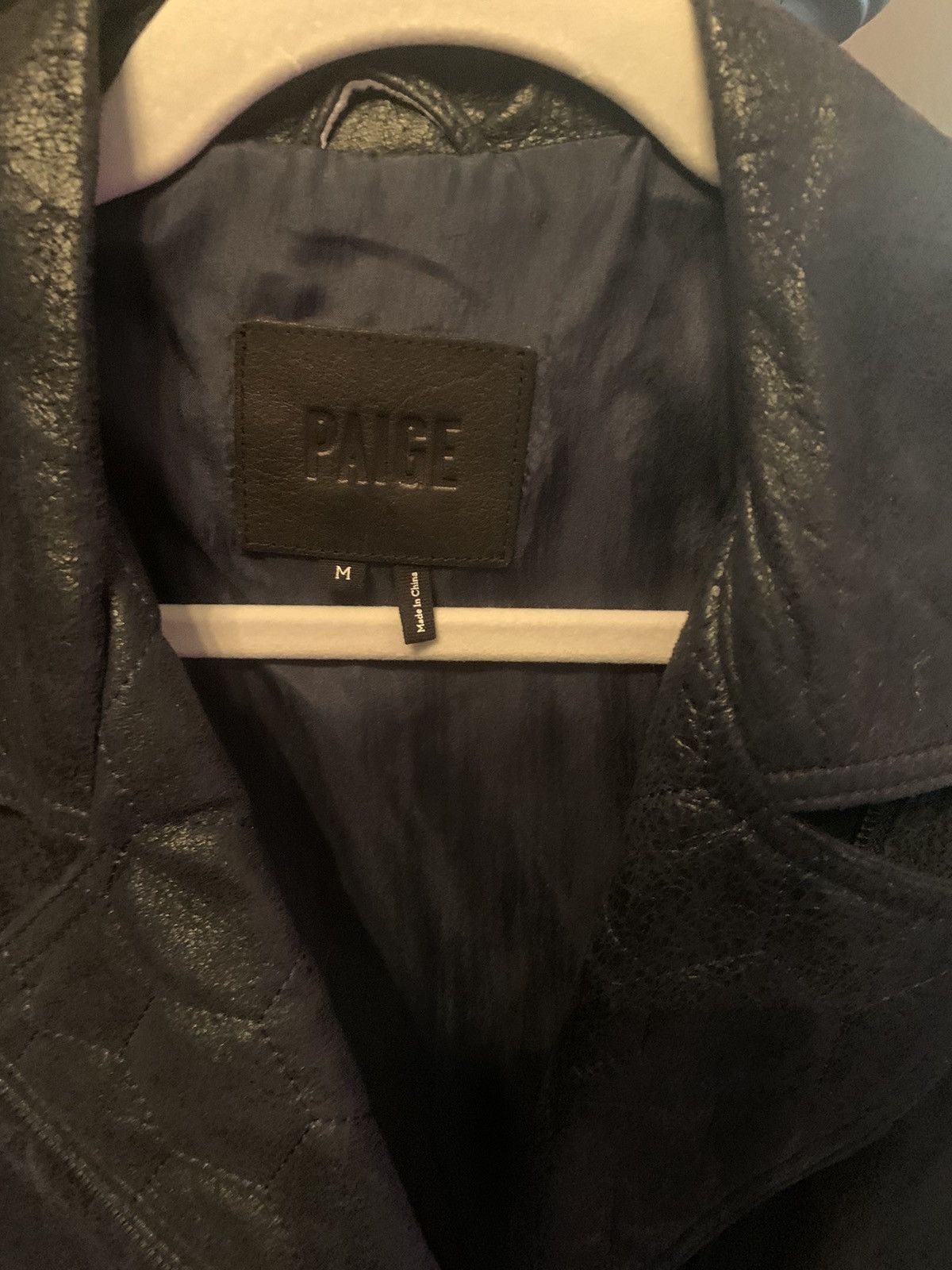Paige Paige lamb skin leather jacket- worn 1-2x. Size M / US 6-8 / IT 42-44 - 2 Thumbnail