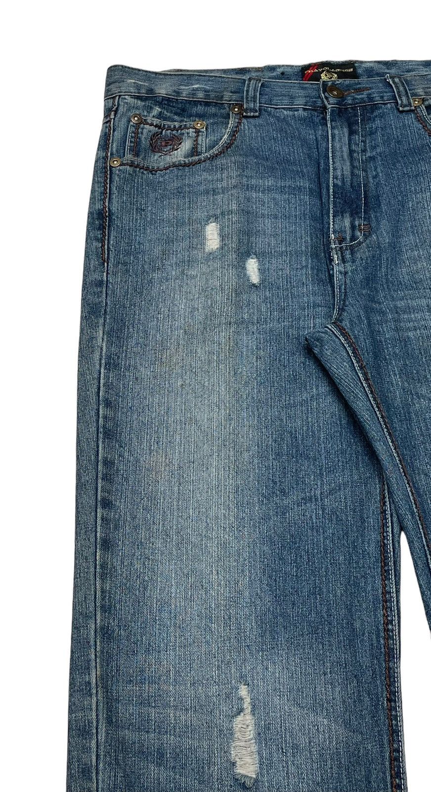 Vintage Vintage Brand Phat Farm Baggy Jeans 2000s Size US 36 / EU 52 - 4 Thumbnail